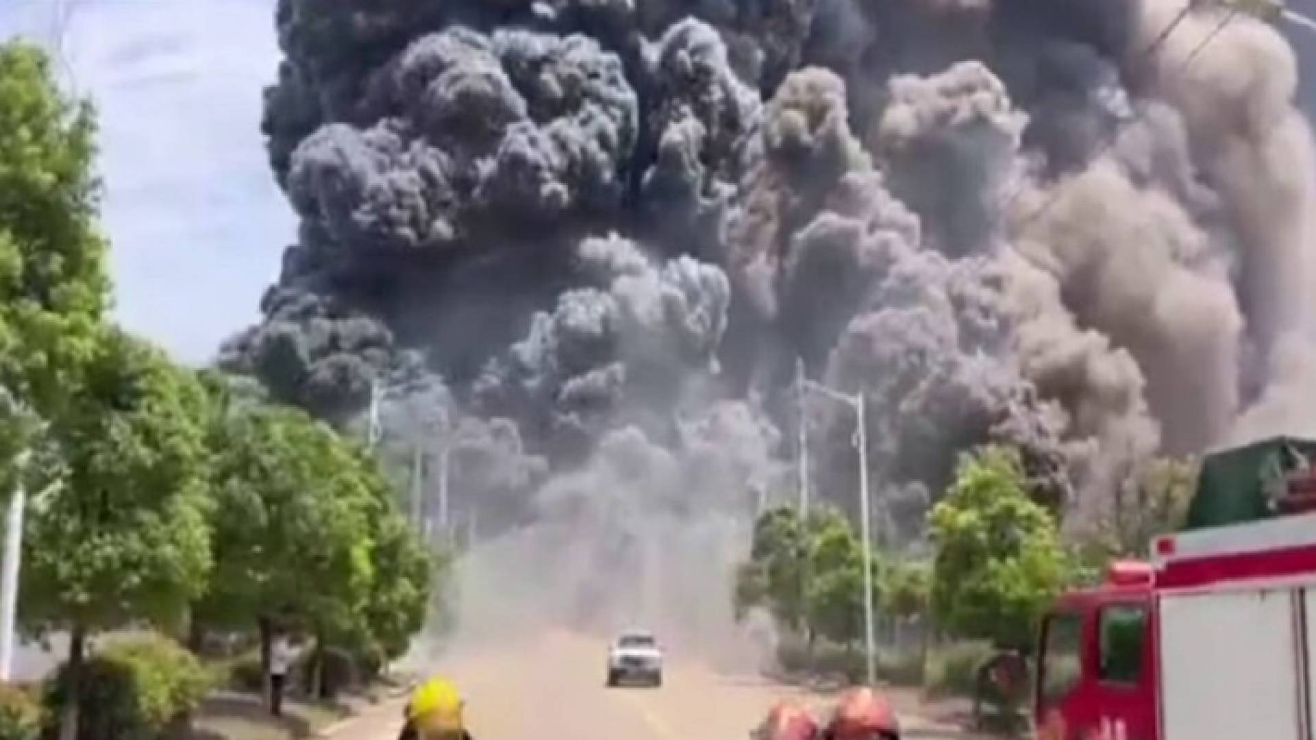 جانب من الانفجار