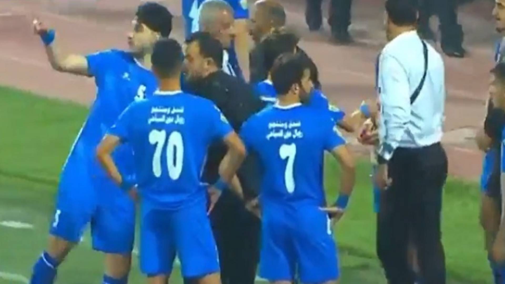 جانب من المباراة