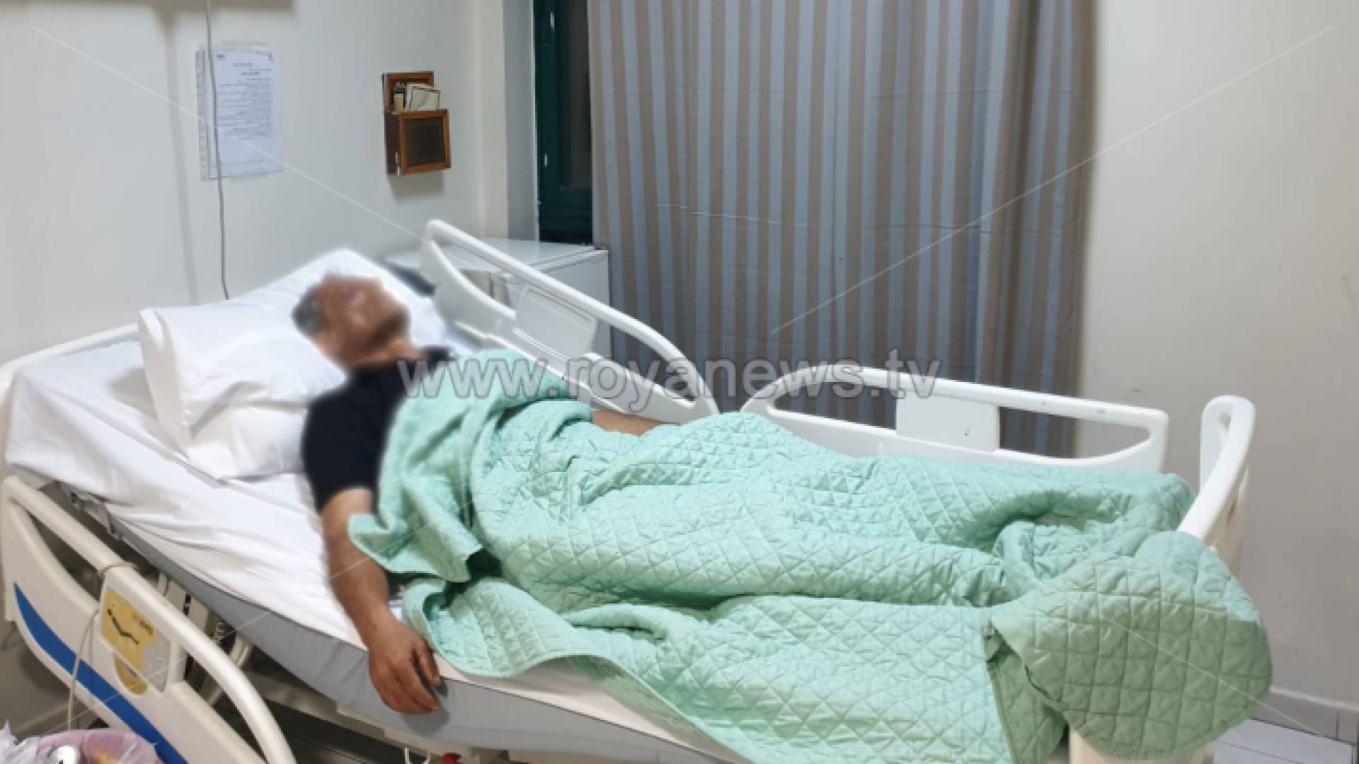 الحارس أدخل إلى المستشفى ويرقد على سرير الشفاء