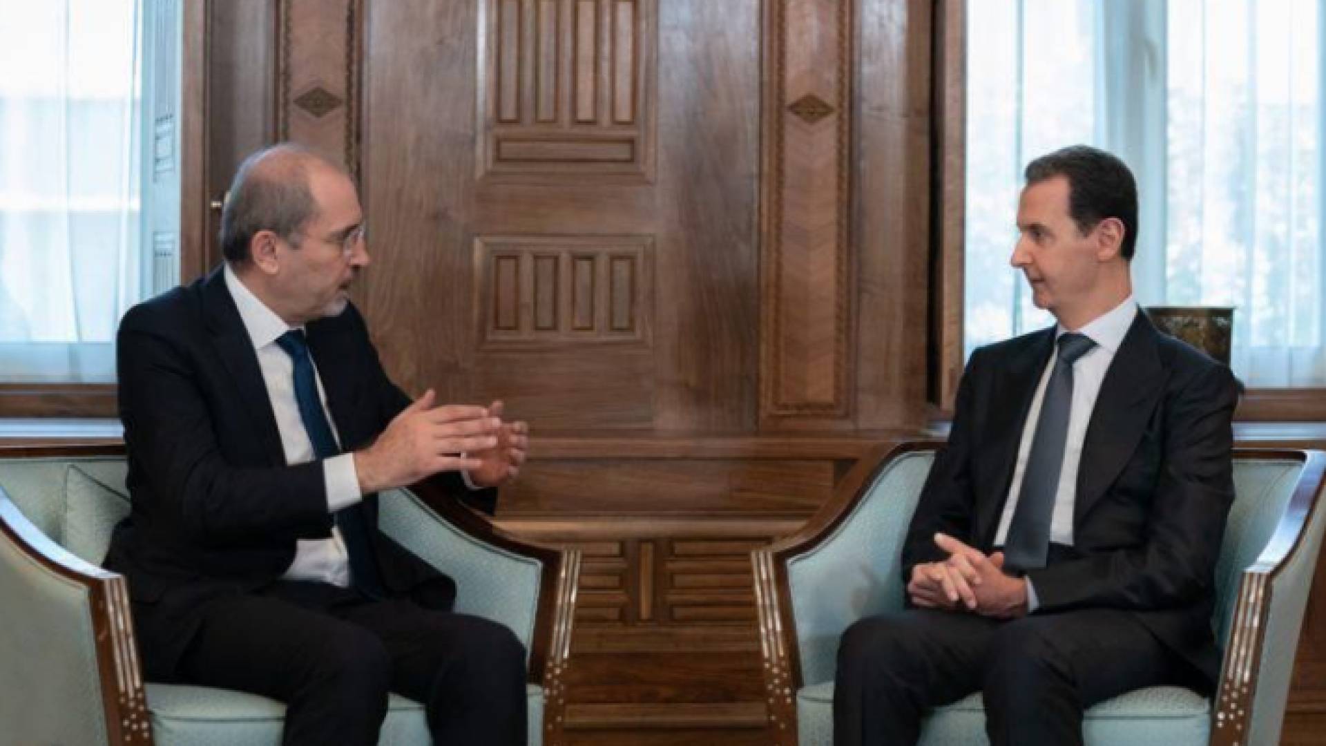 الصفدي والرئيس السوري