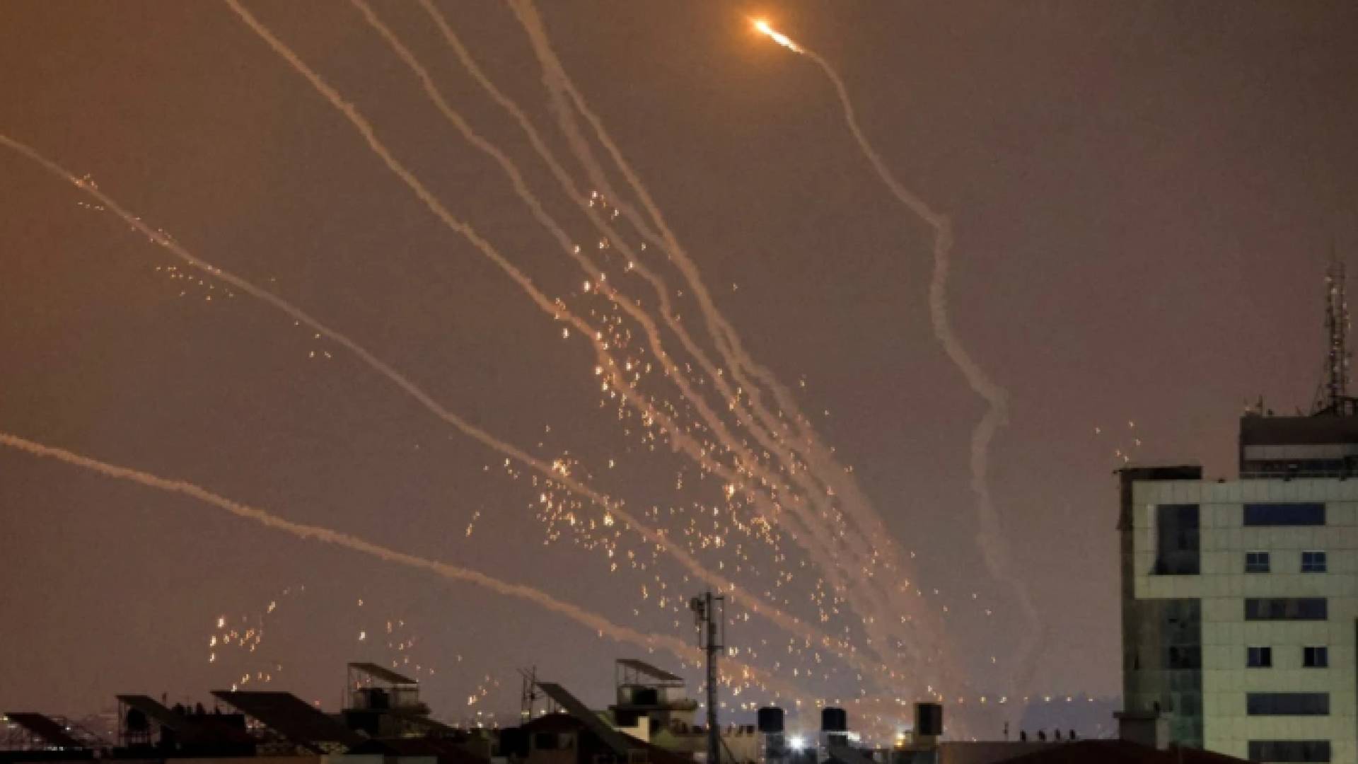 صواريخ المقاومة باتجاه المستوطنات "أرشيفية"