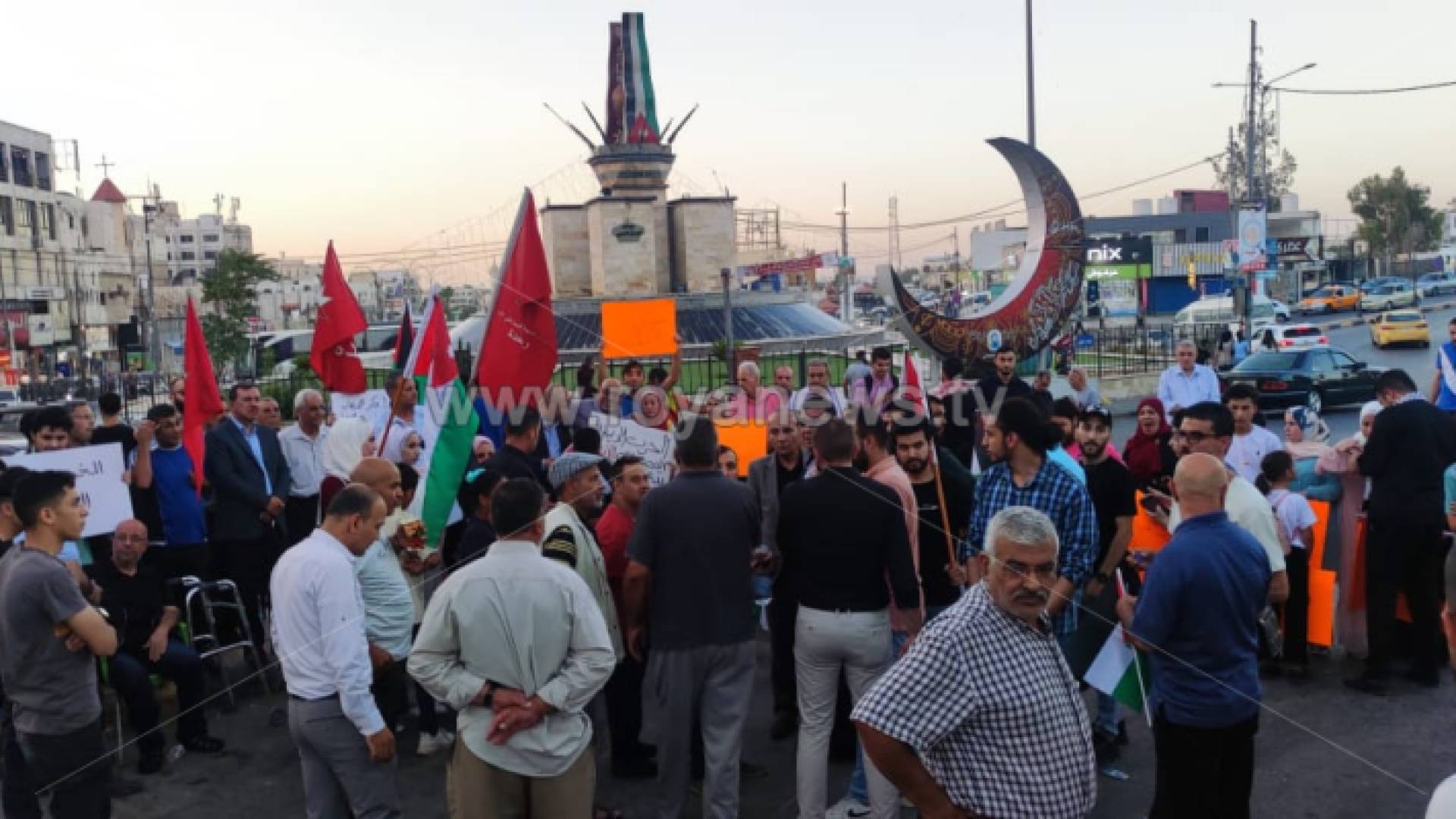 جانب من الوقفة التضامنية