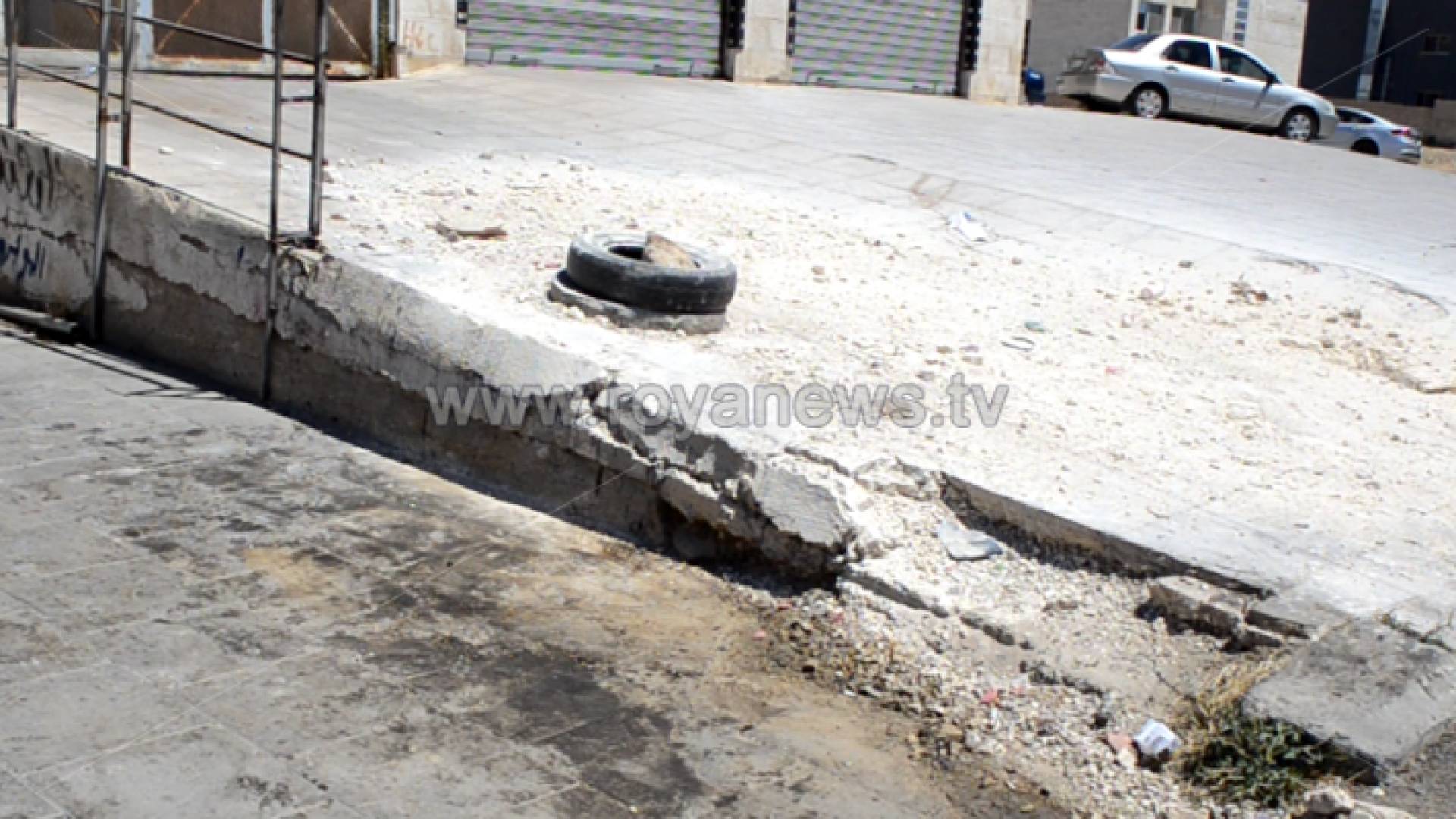 الحفرة الامتصاصية التي سقطت فيها الطفلة