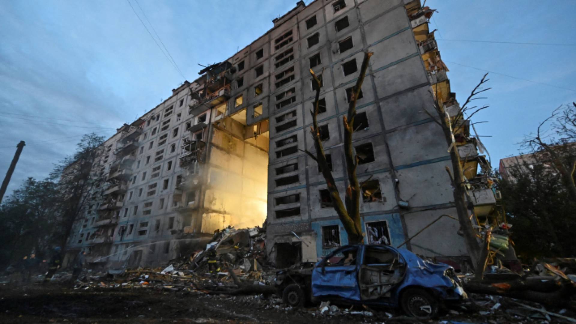 عمارة سكنية في كييف