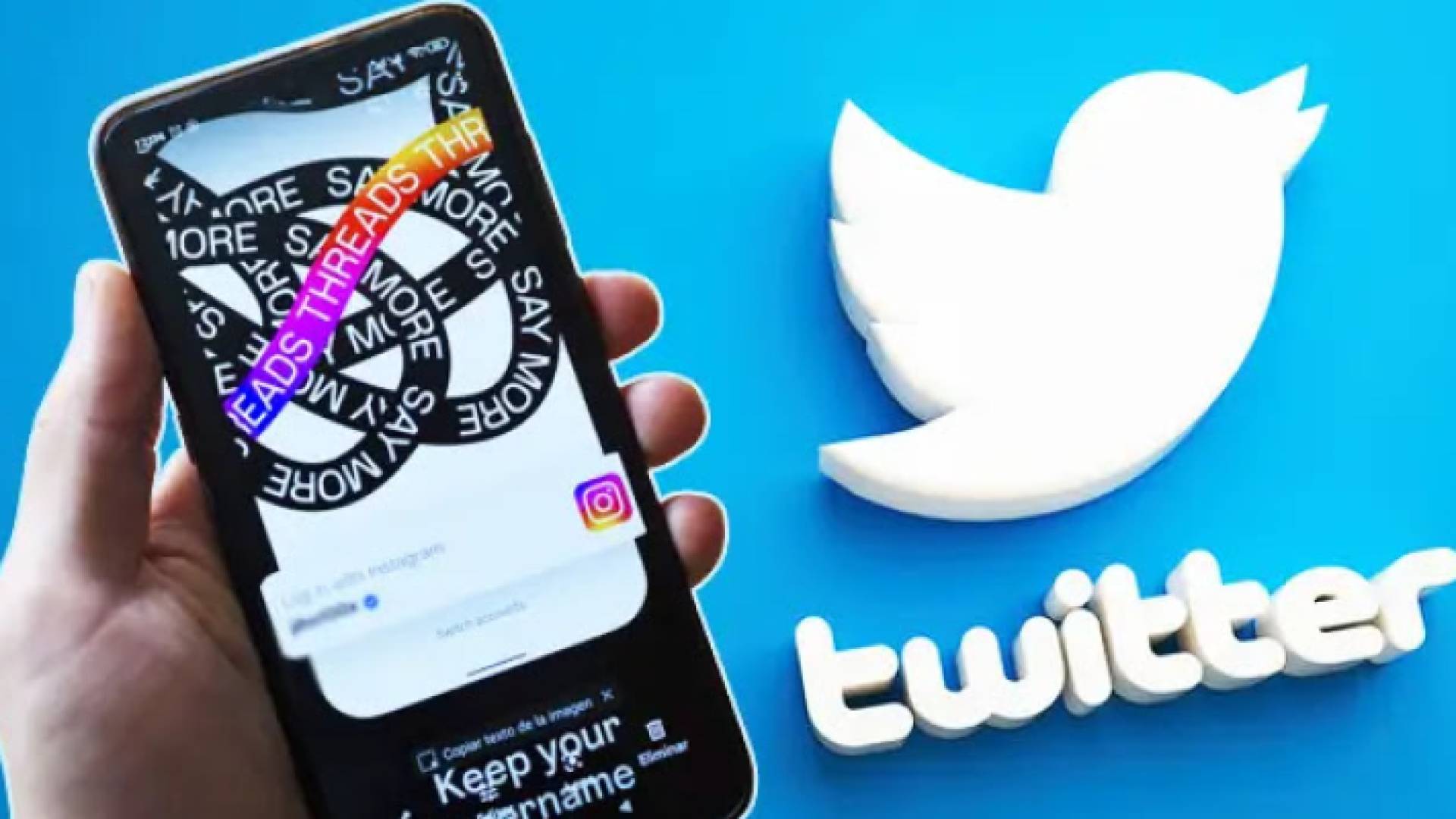 تطبيقا تويتر وثريدز