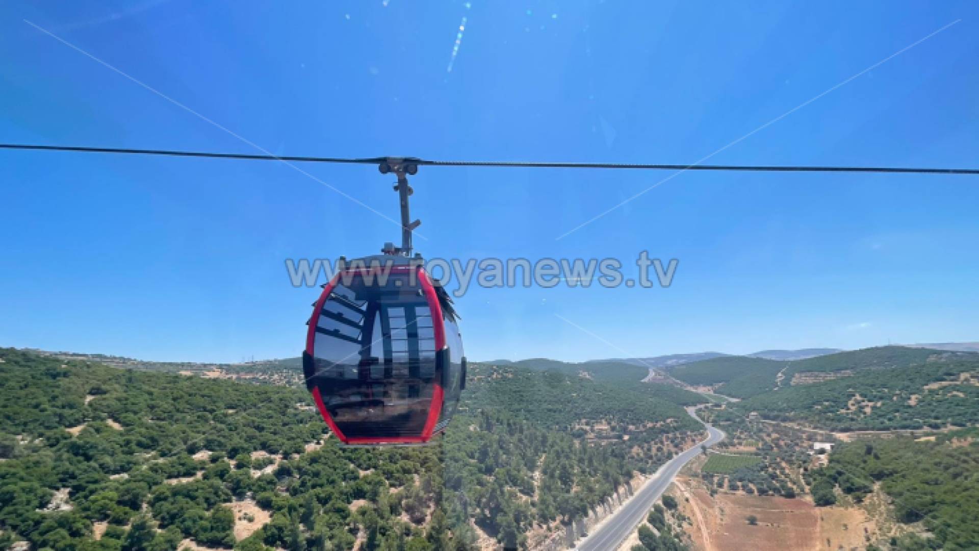 عربة تلفريك عجلون