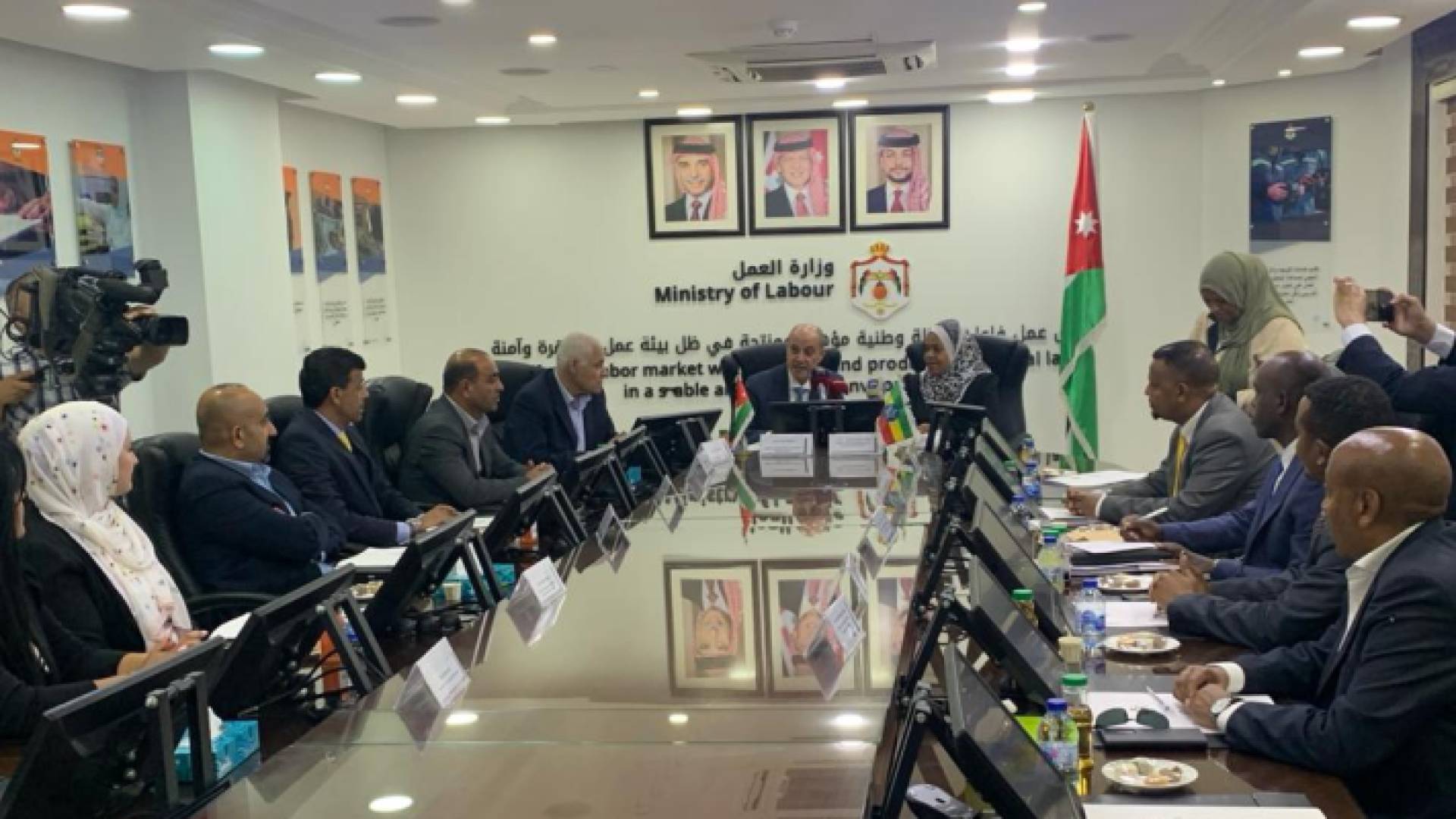 جانب من لقاء الشمايلة ونظيرته الإثيوبية