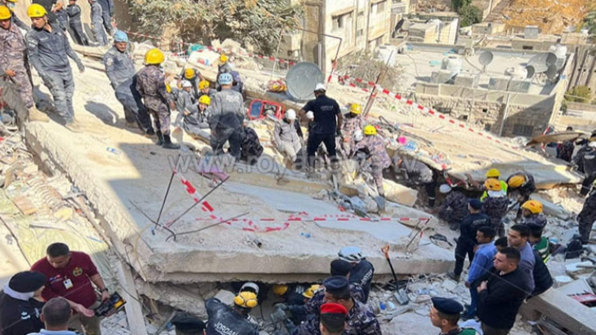 عمارة اللويبدة المنهارة