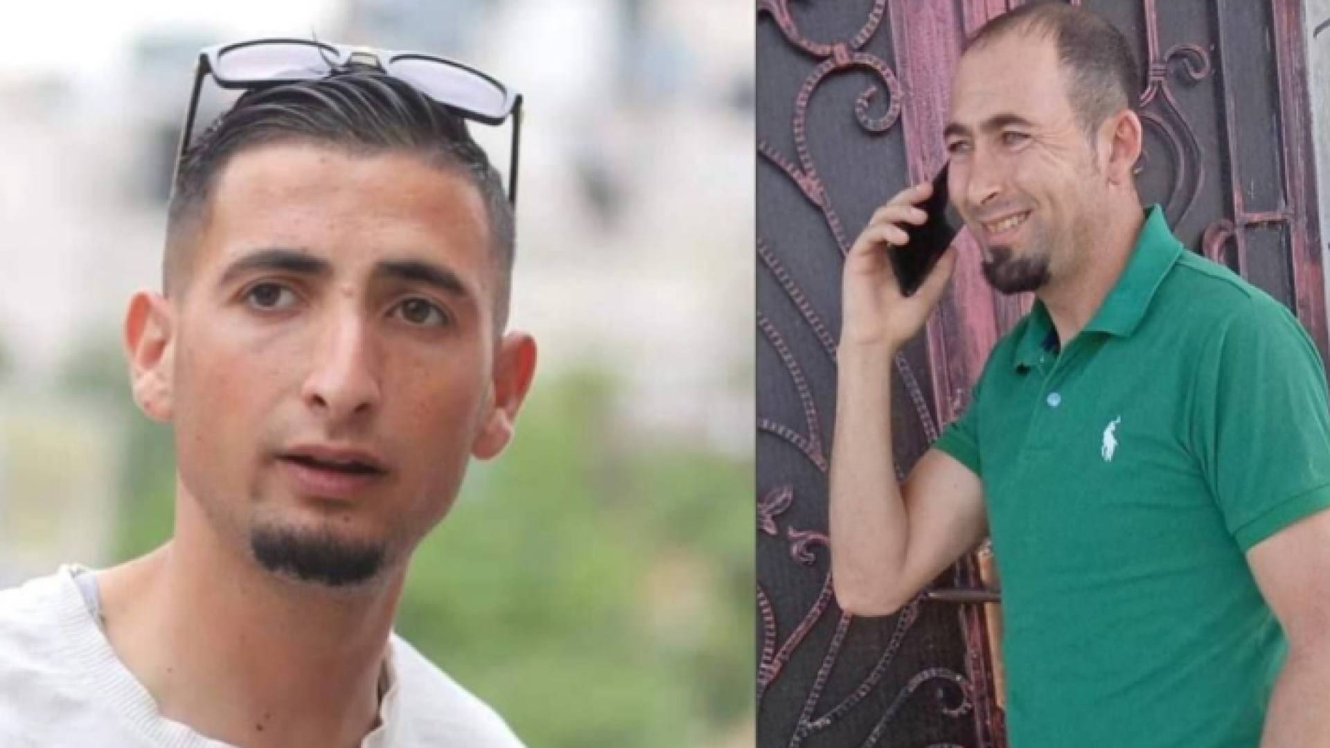 الشقيقان خليل وأحمد ديرية (من اليمين إلى اليسار)