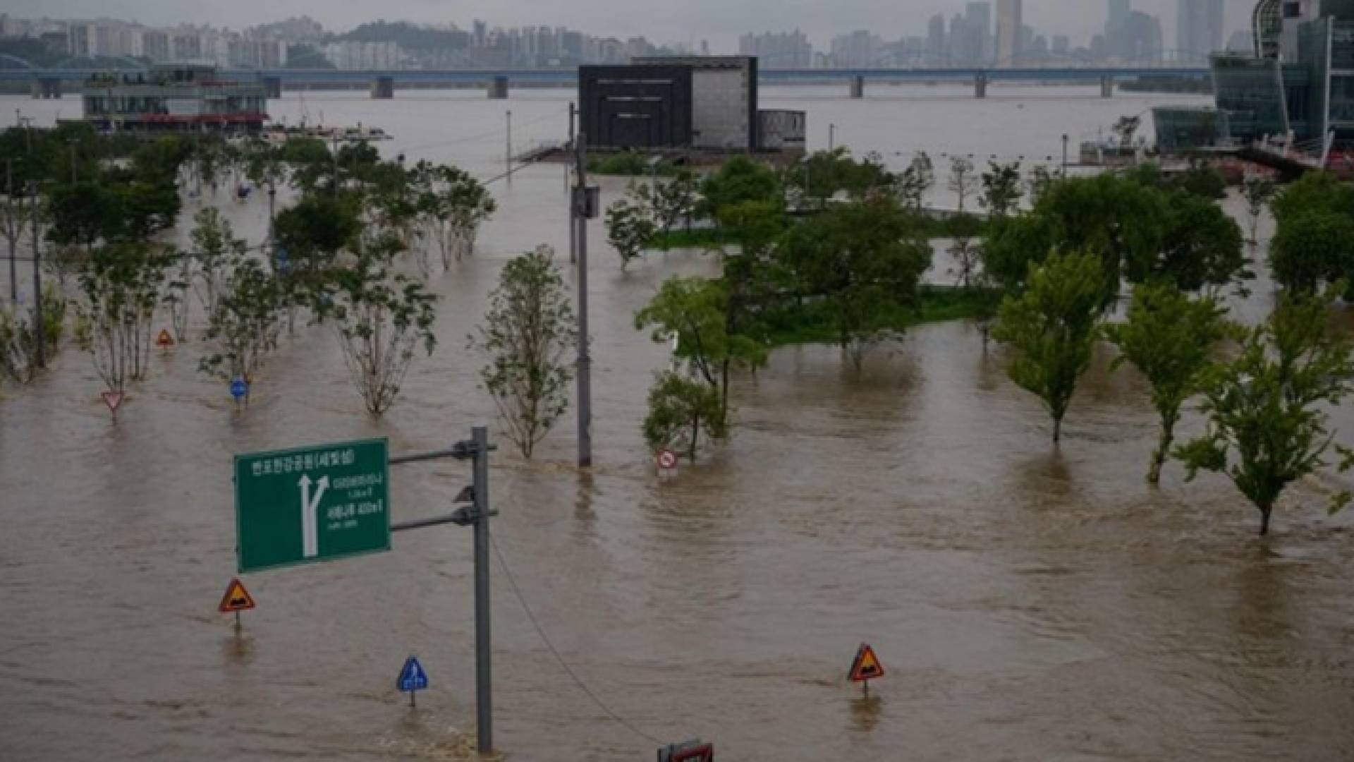 فيضانات في كوريا الجنوبية