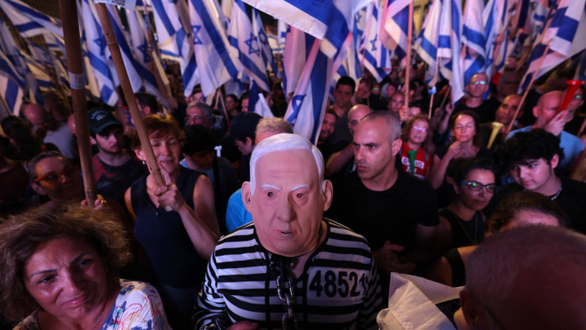 جانب من التظاهرات