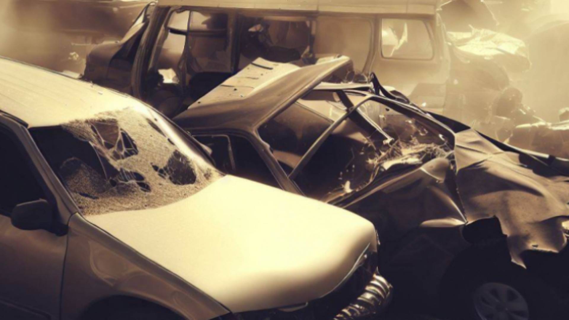 صورة حادث سير بتقنية الذكاء الاصطناعي