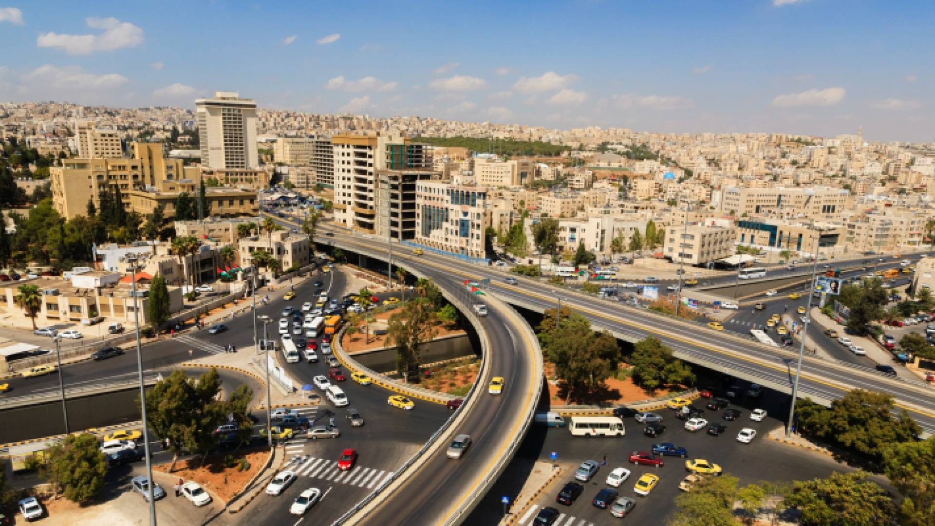 احد شوارع العاصمة عمان