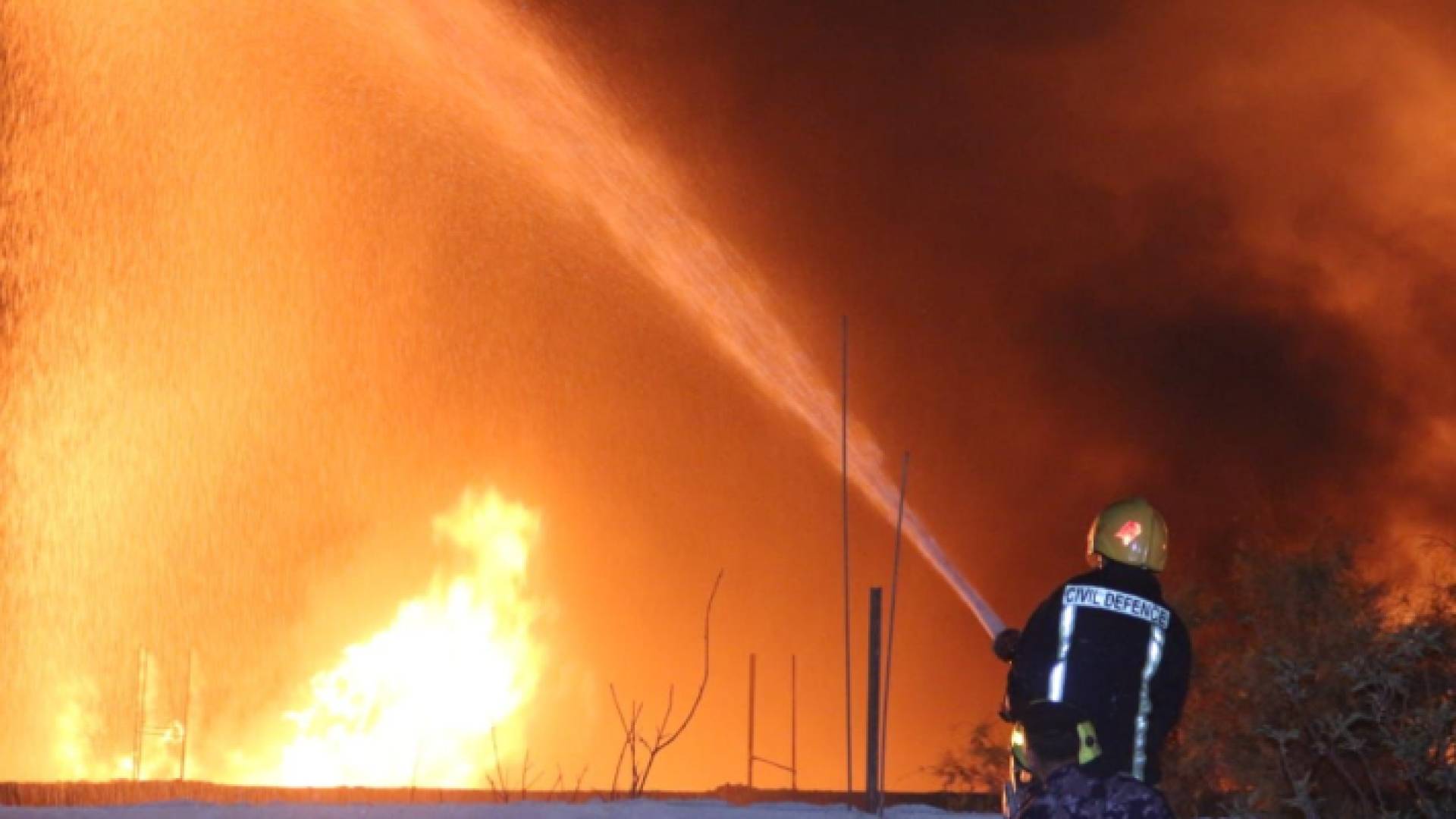 الصورة من الحريق