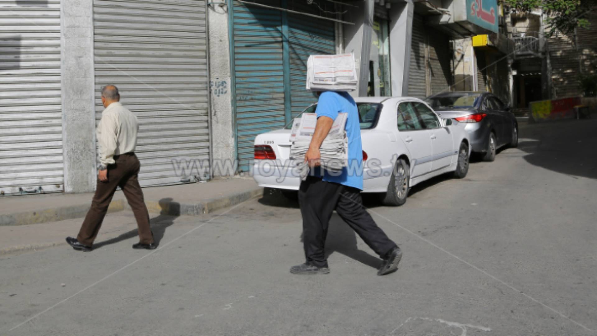أجواء حارة بمنطقة وسط البلد بالعاصمة عمان
