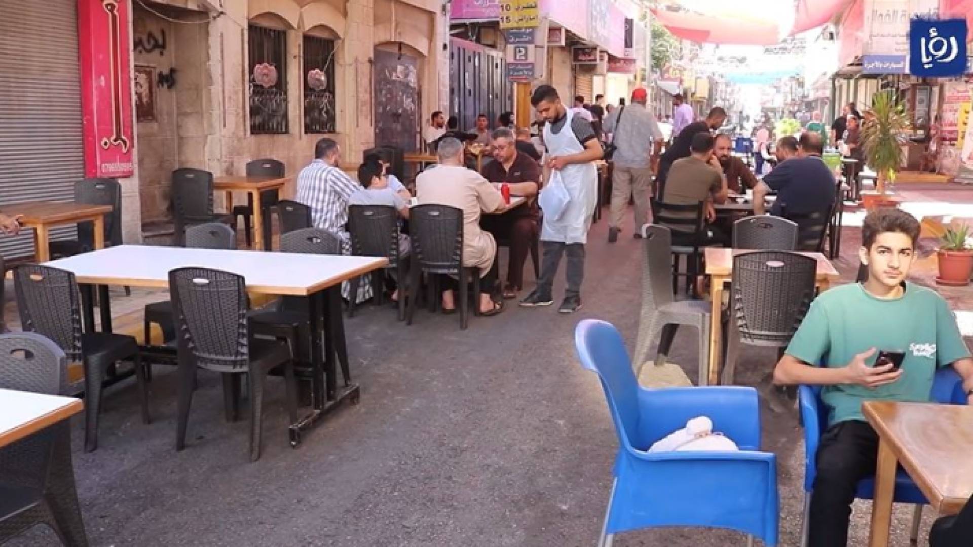 الصورة من وسط المدينة في إربد