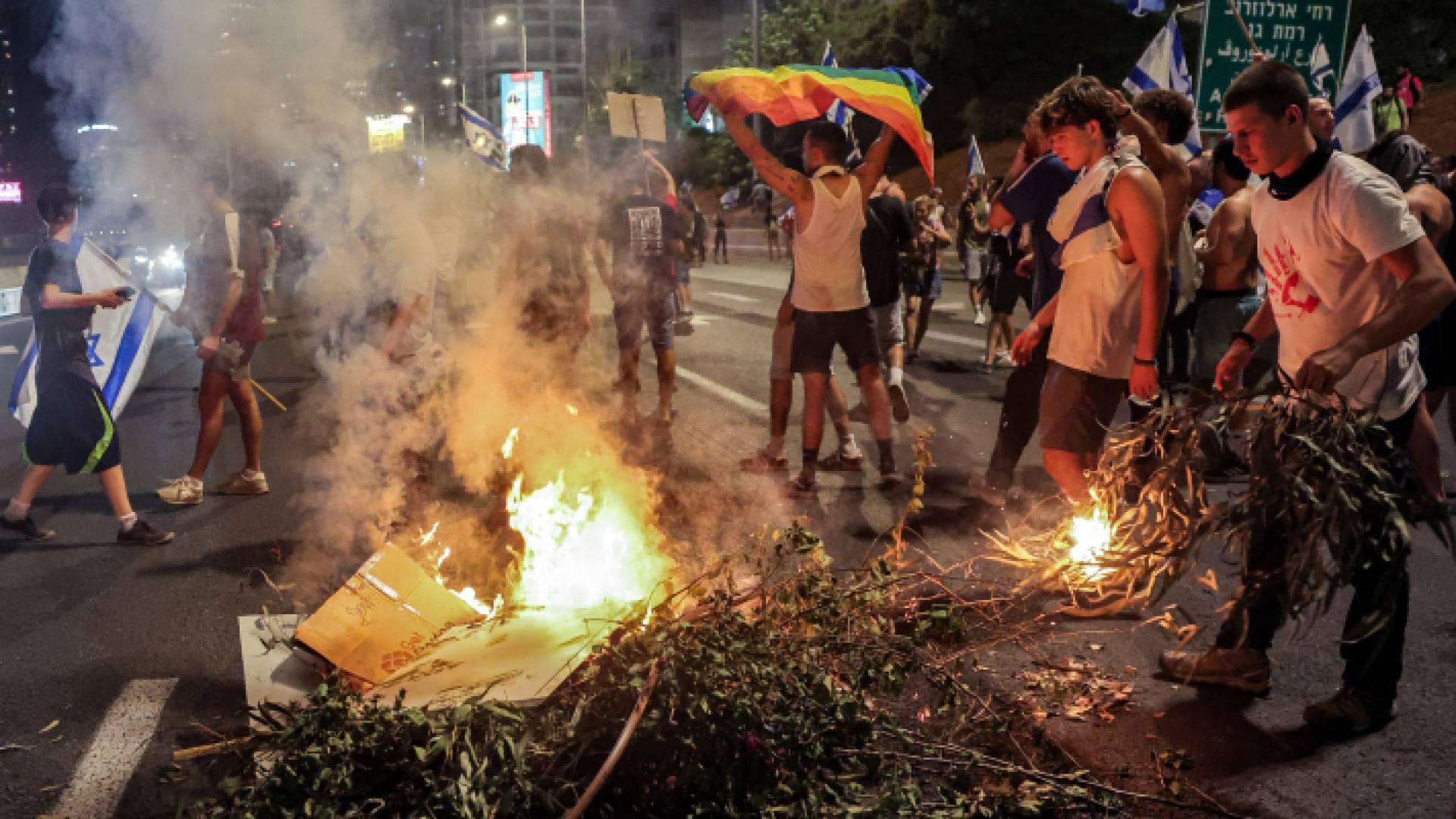 الصورة من الاحتجاجات