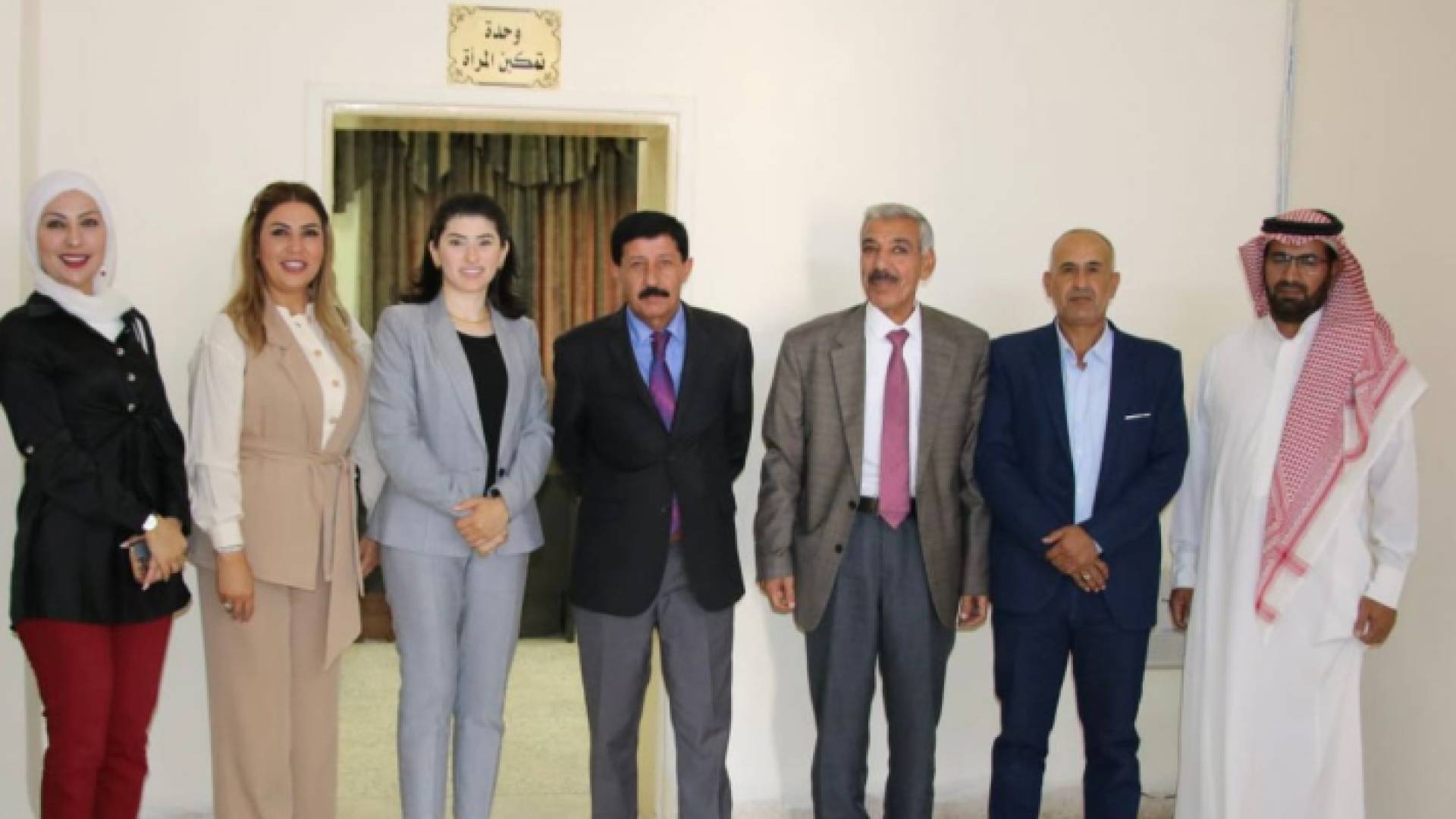 جانب من افتتاح وحدة تمكين المرأة في بلدية الحلابات