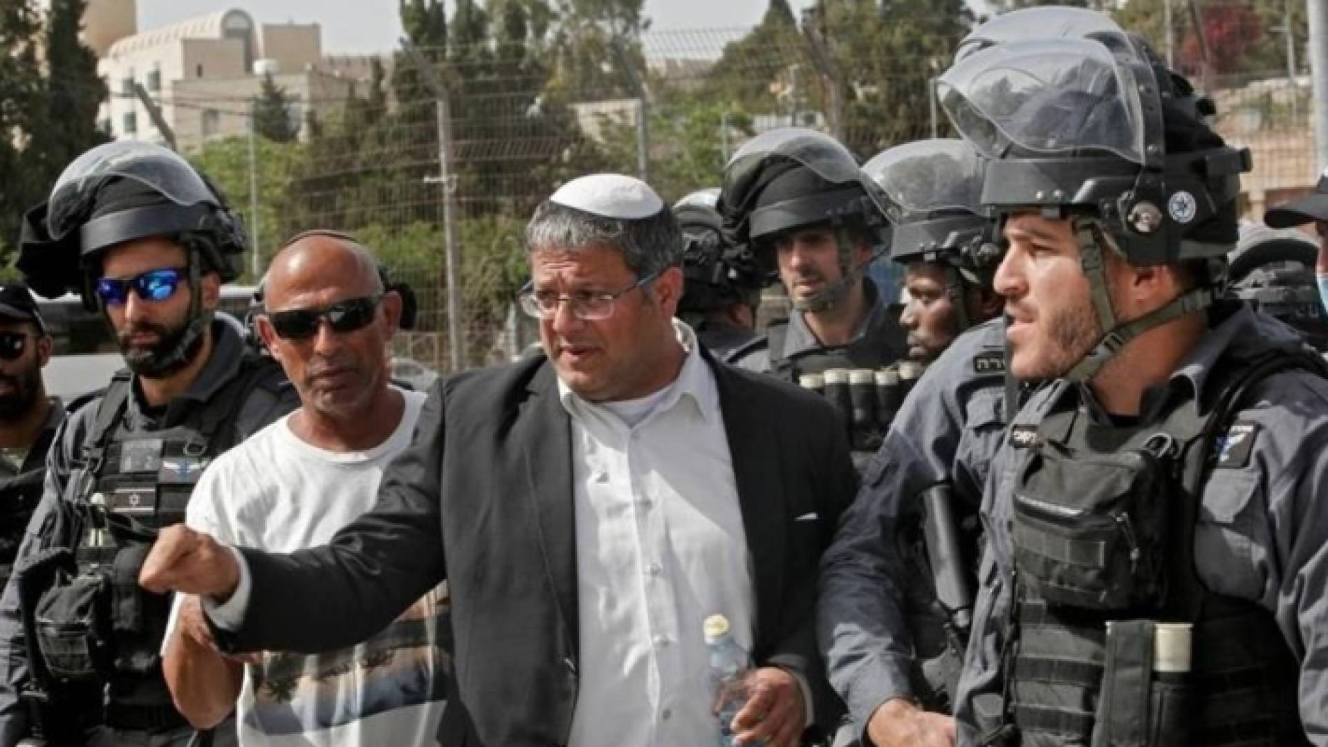 وزير أمن الاحتلال إيتمار بن غفير خلال اقتحام المسجد الأقصى