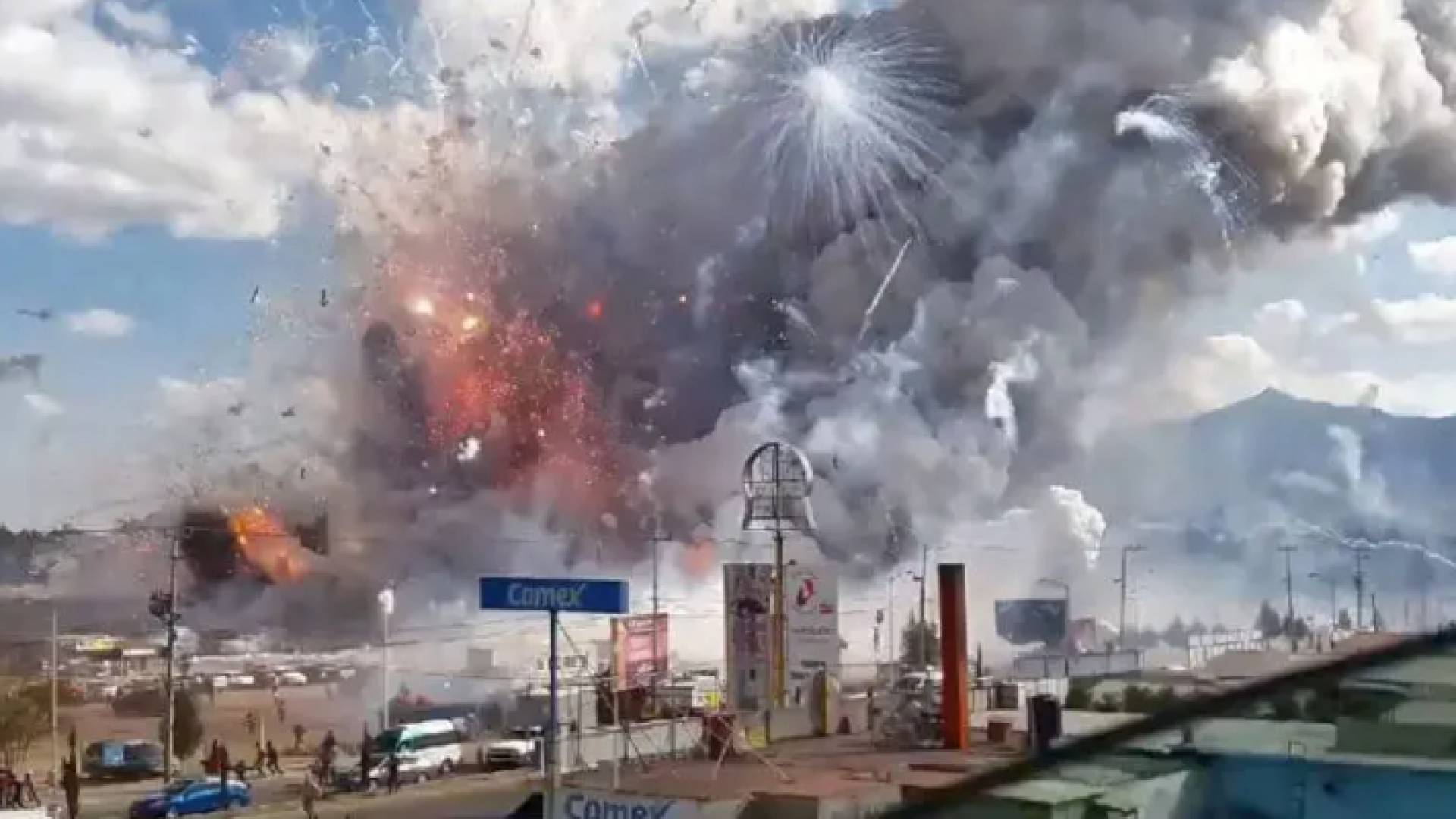 موقع الانفجار