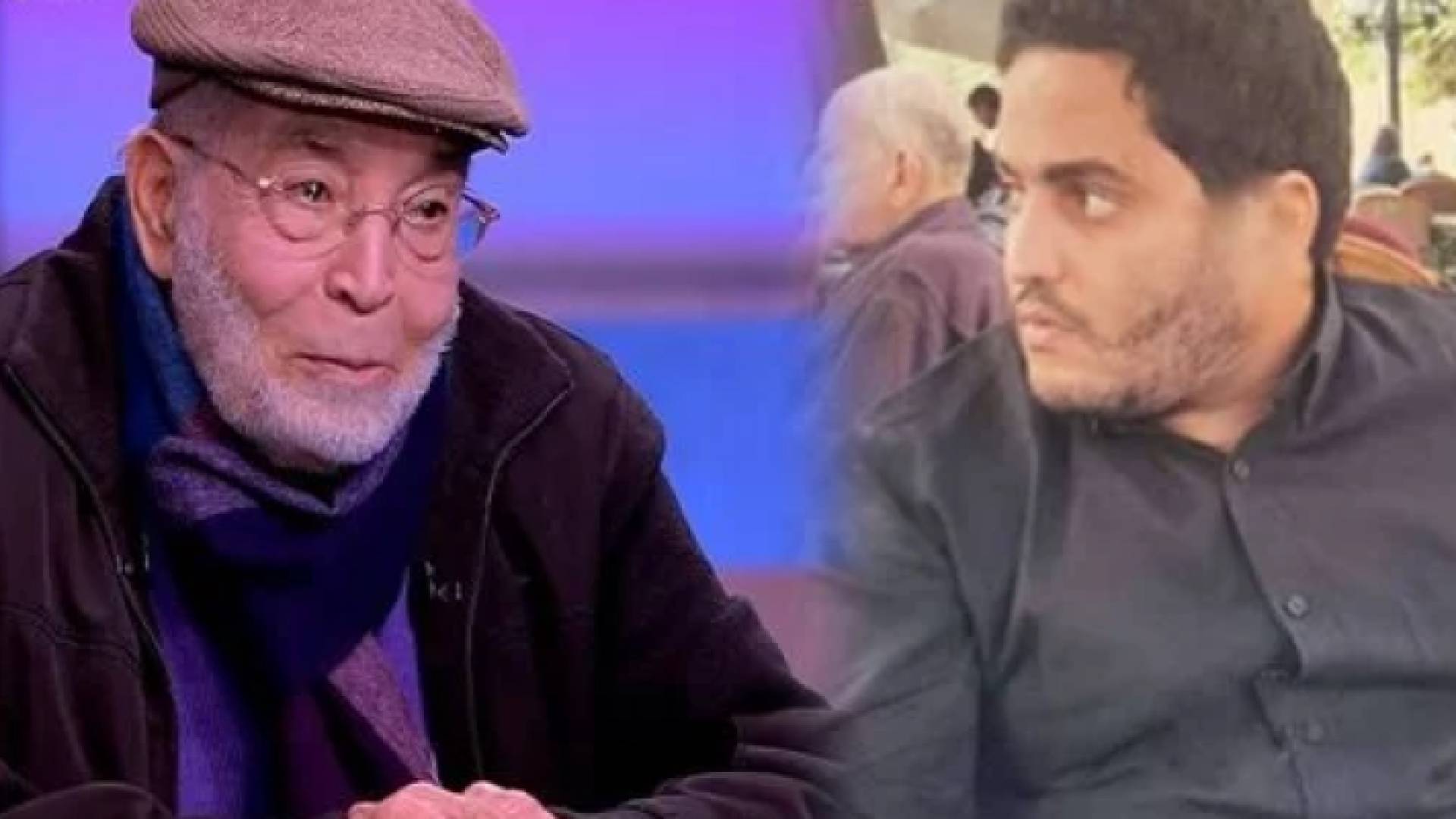 الفنان حسن يوسف ونجله عبدالله