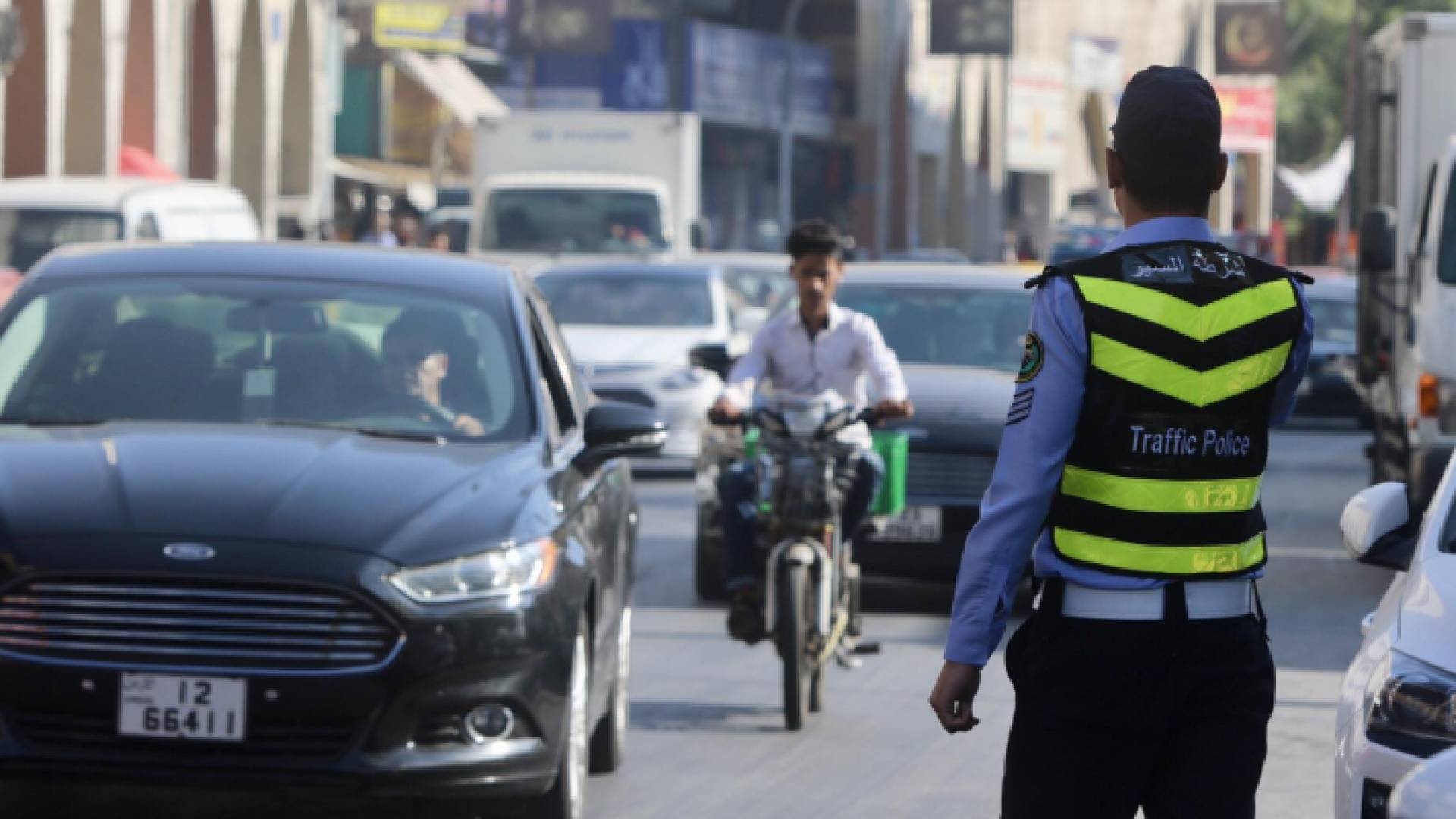 شرطي سير في العاصمة عمان