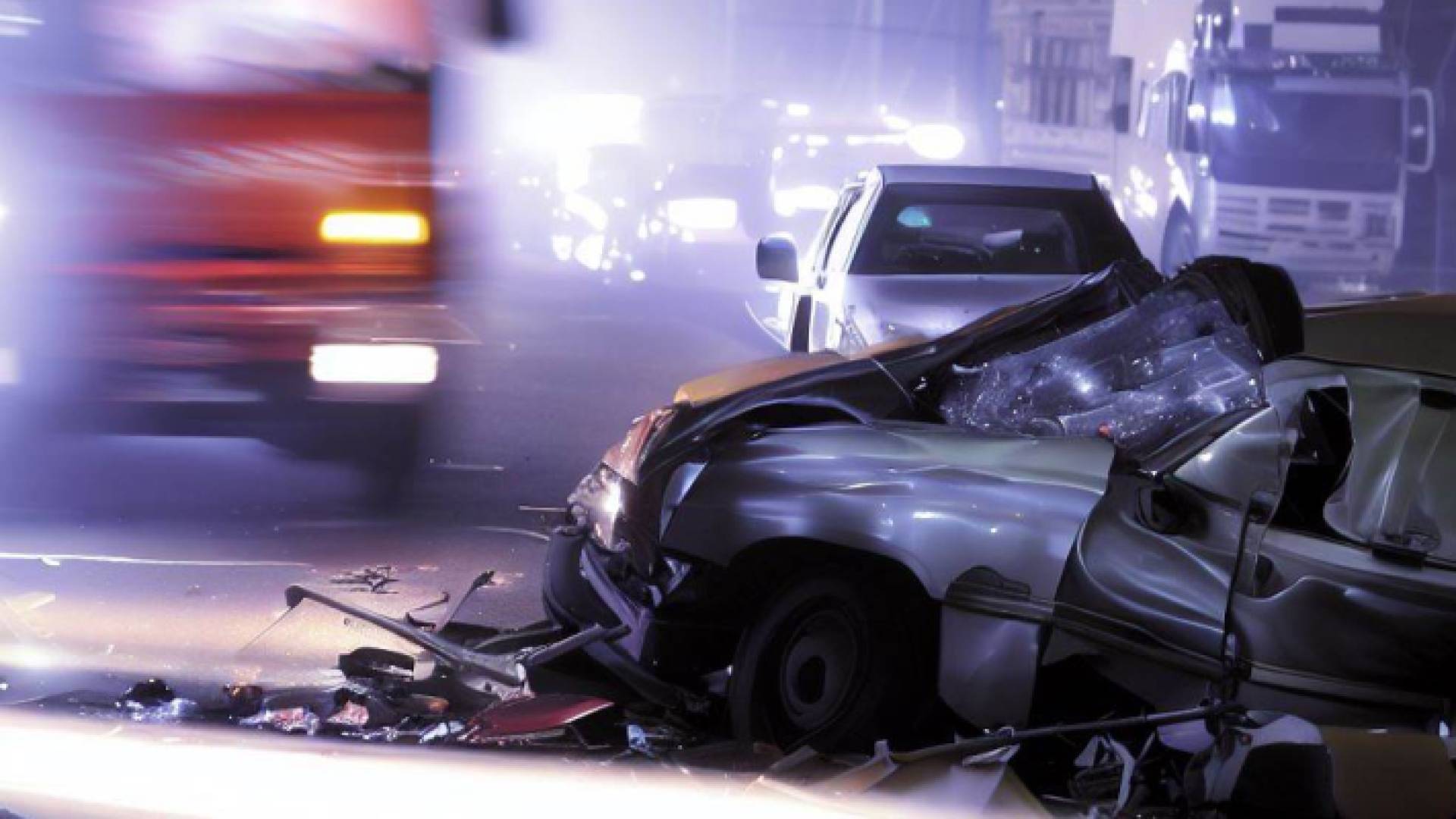 صورة تعبيرية لحادث تصادم عبر تقنية الذكاء الاصطناعي