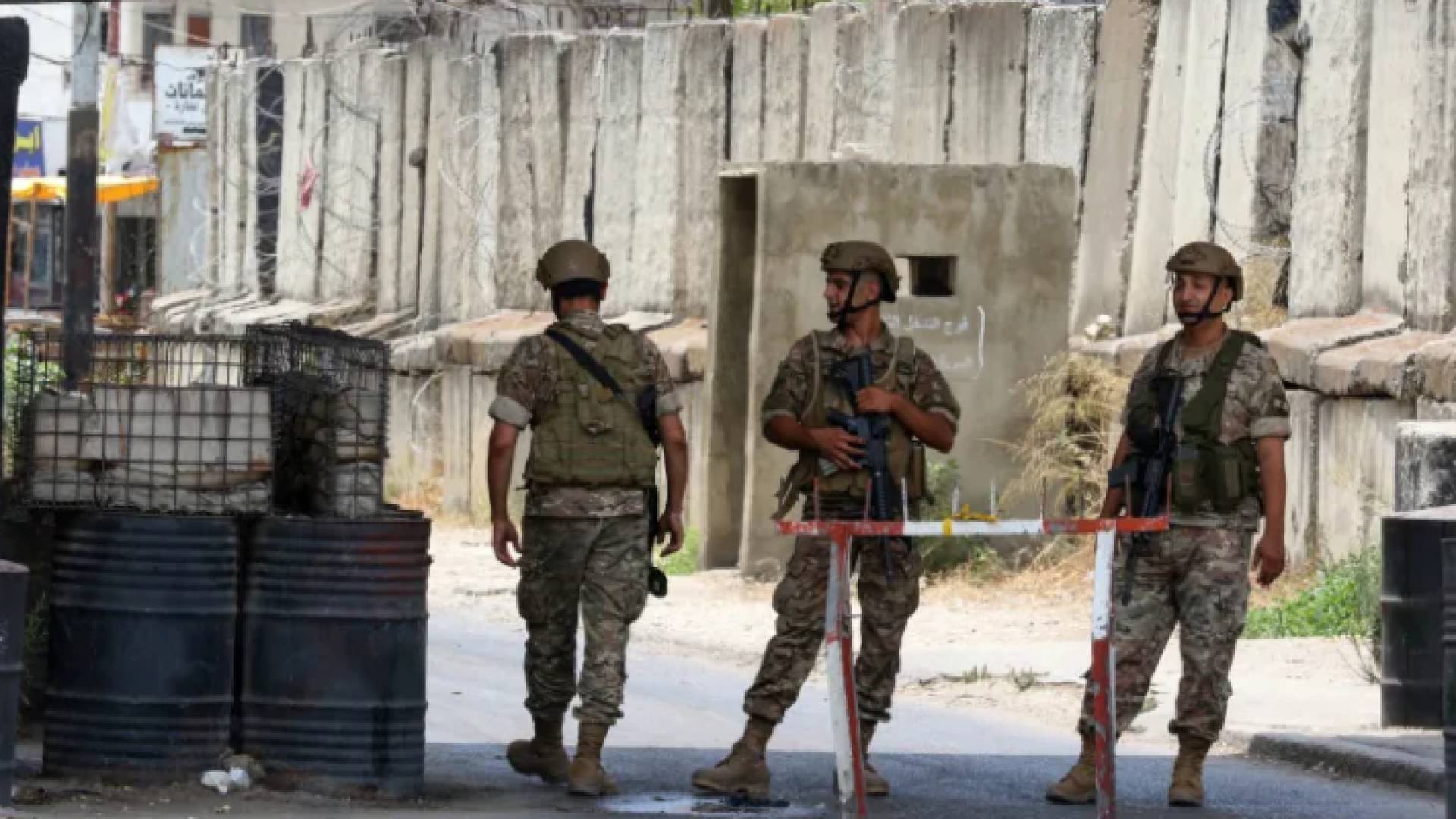 عناصر من الجيش اللبناني