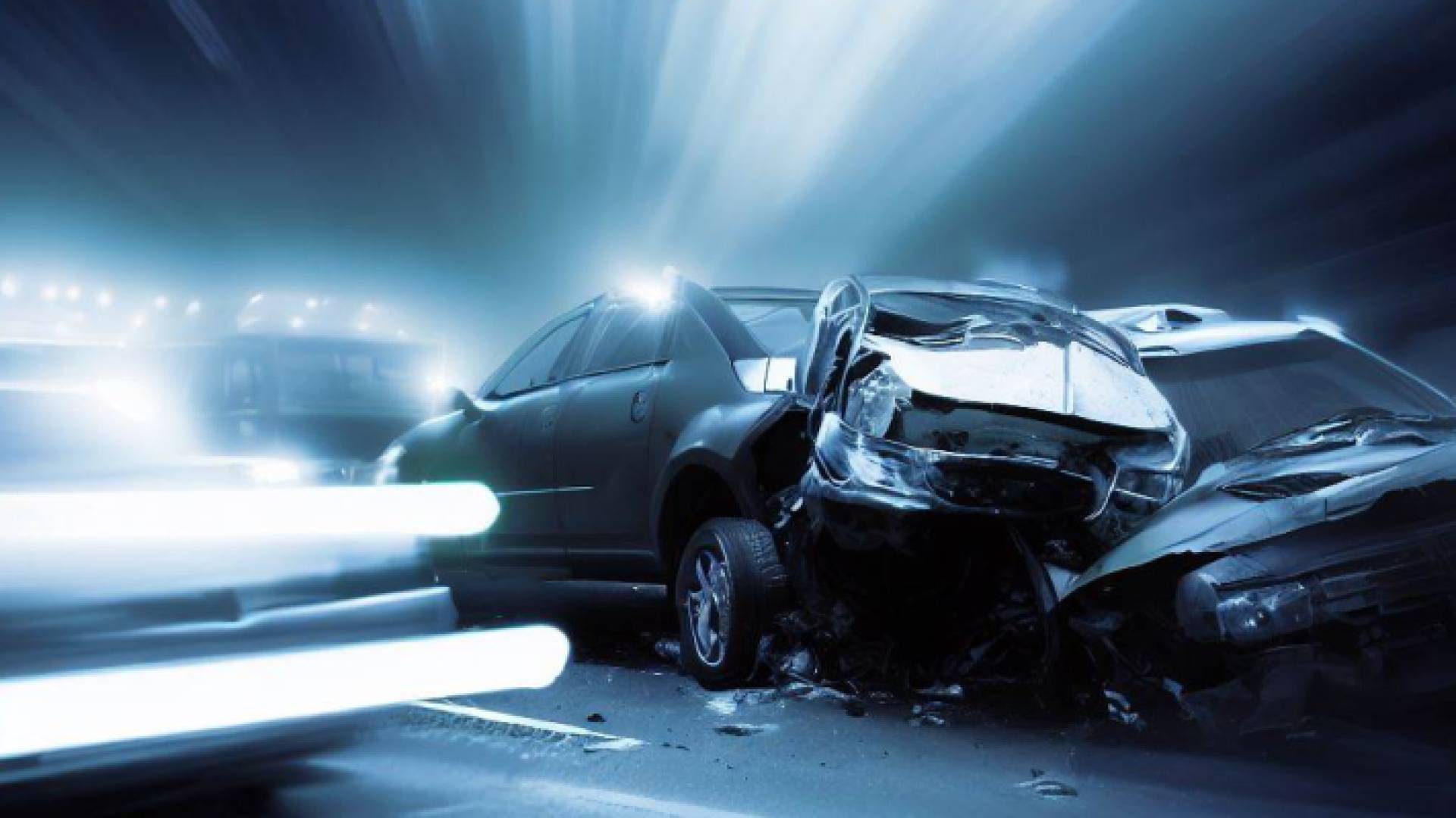 صورة لحادث سير عبر تقنية الذكاء الاصطناعي