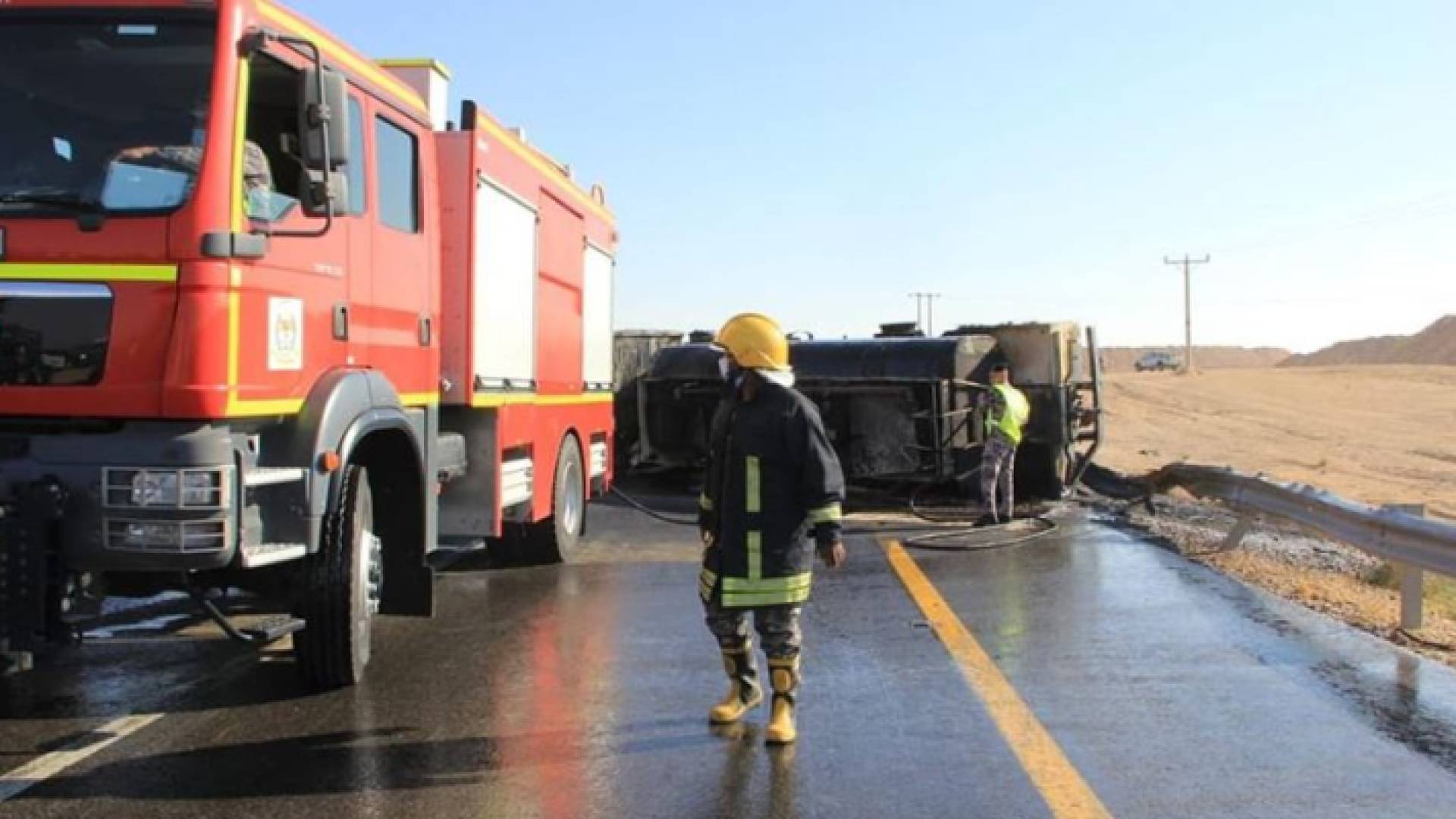 تدهور صهريج محمل بمادة الفوسفوريك - أرشيفية