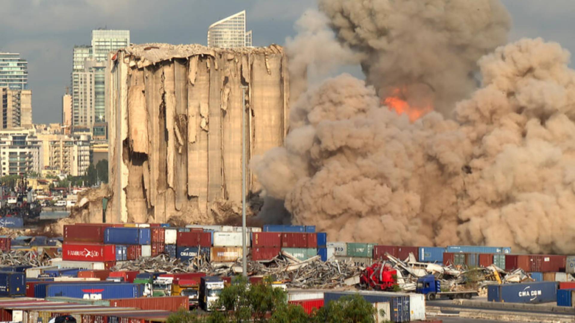 صورة أرشيفية لانفجار مرفأ بيروت