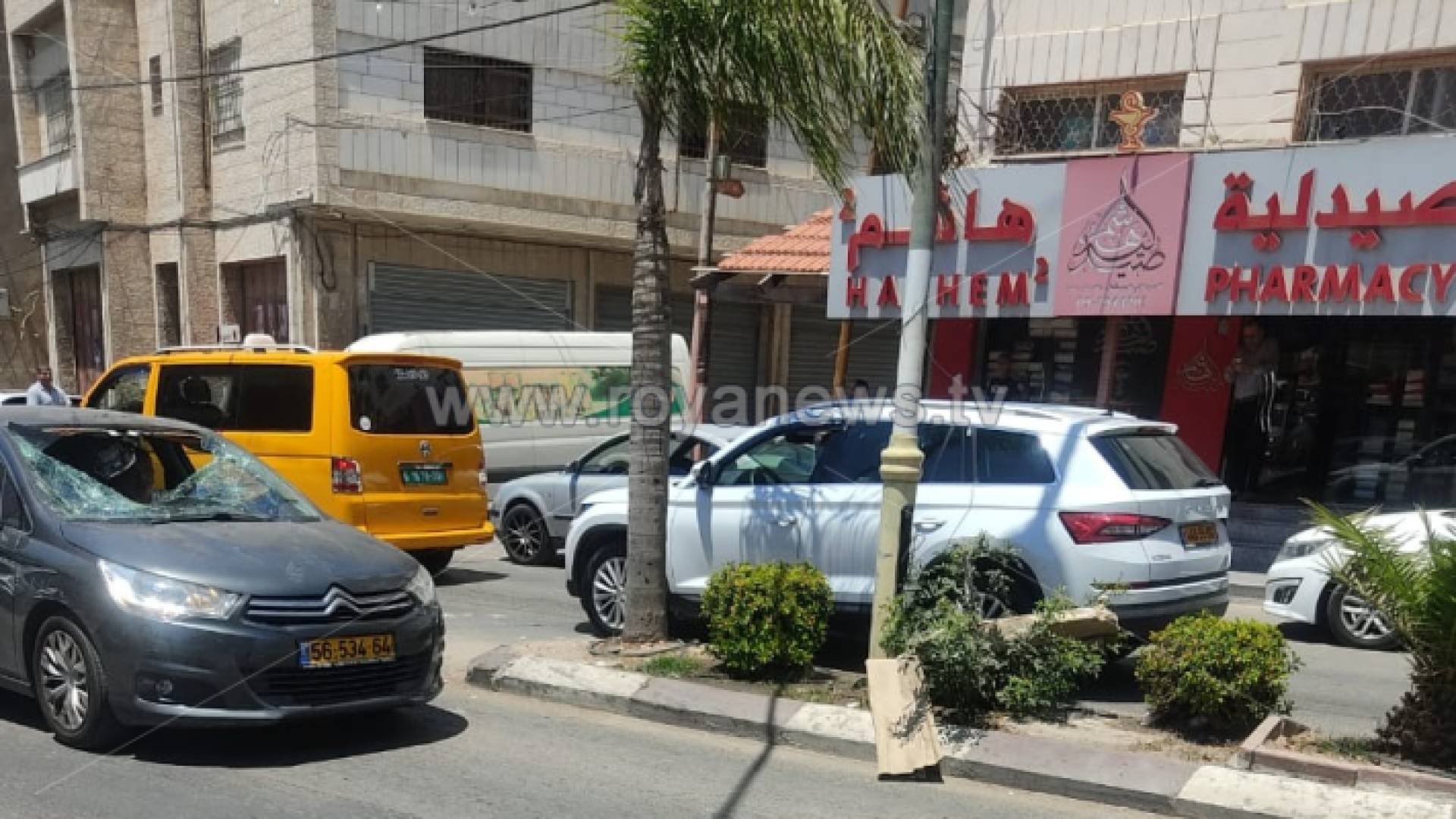 جانب من الاعتداء