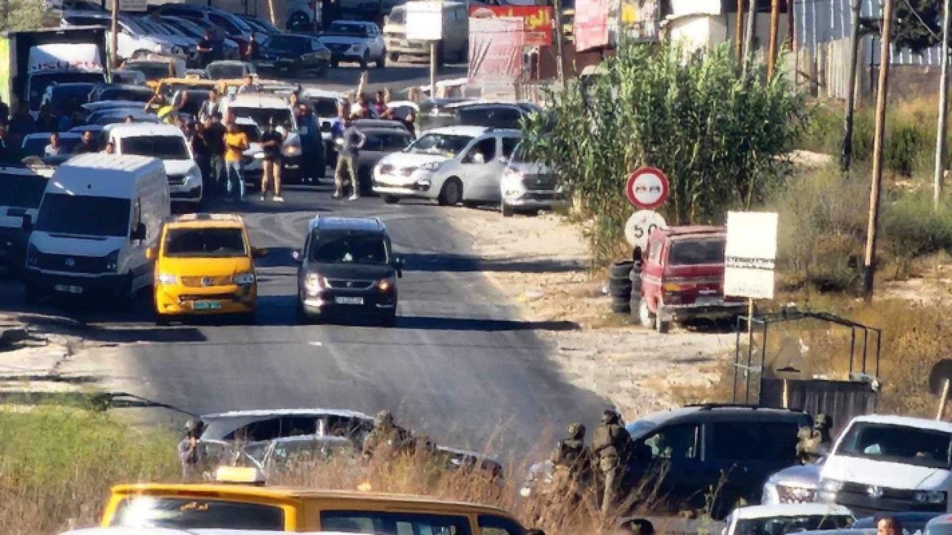 صورة من مكان الحادث