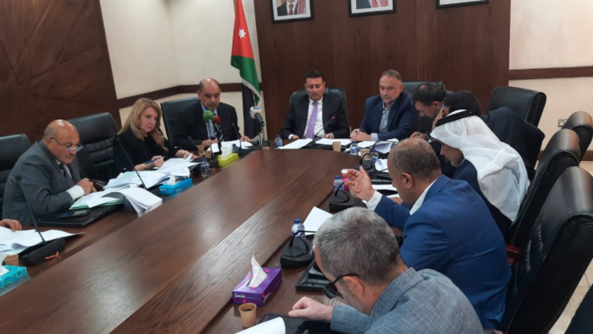 الصورة خلال الجلسة