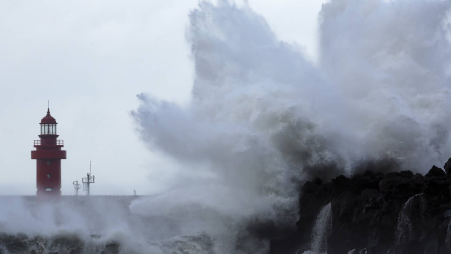إعصار في كوريا الجنوبية