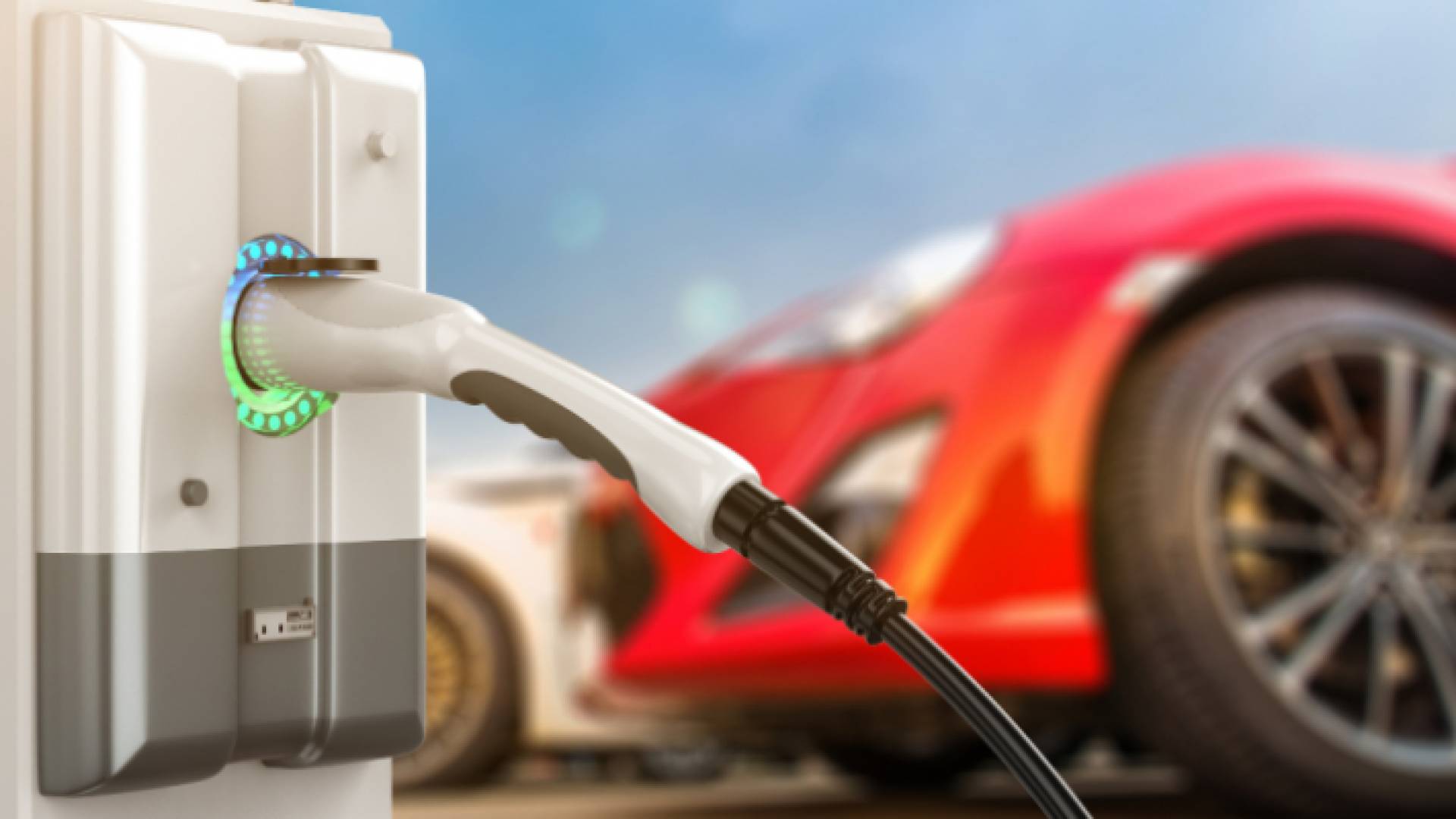 شحن مركبة كهربائية