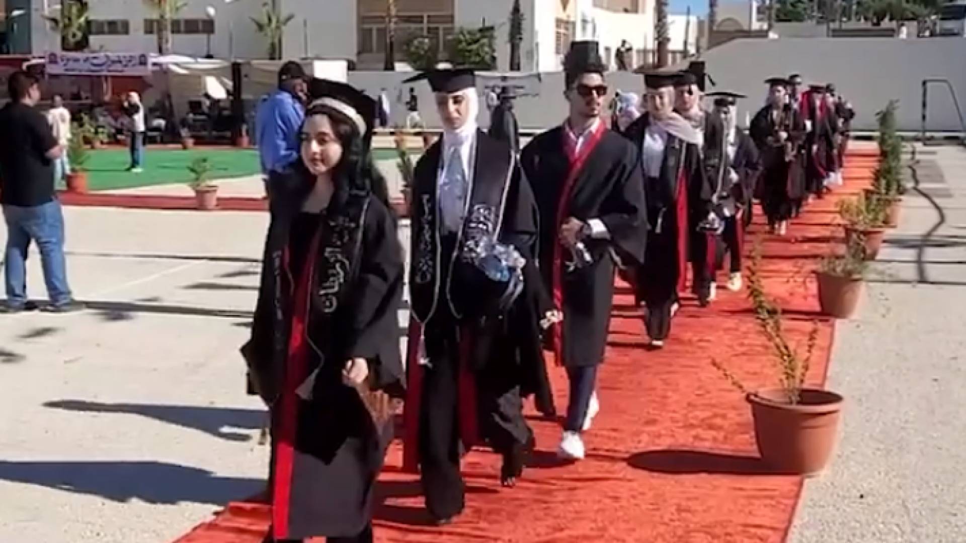 جانب من حفل التخريج