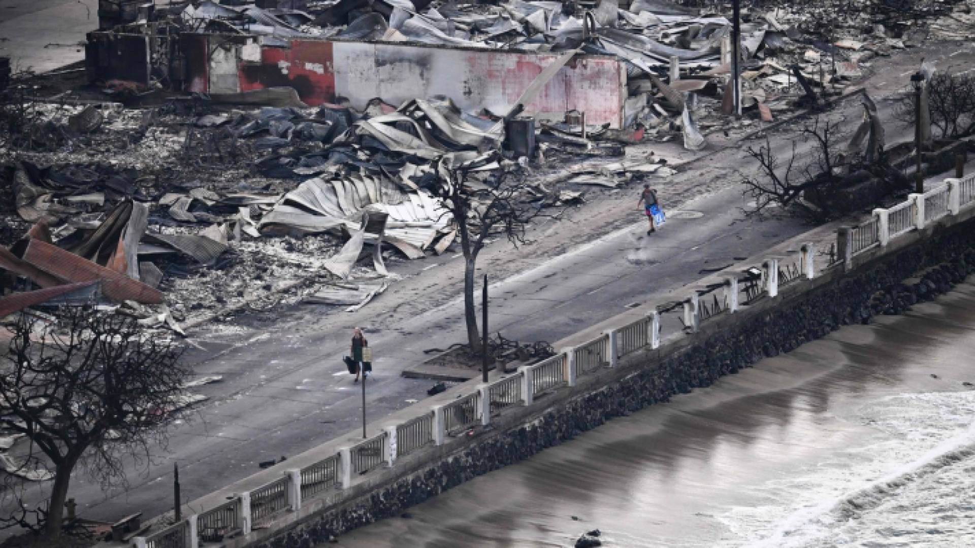 ماخلفته الحرائق في هاواي الأمريكية