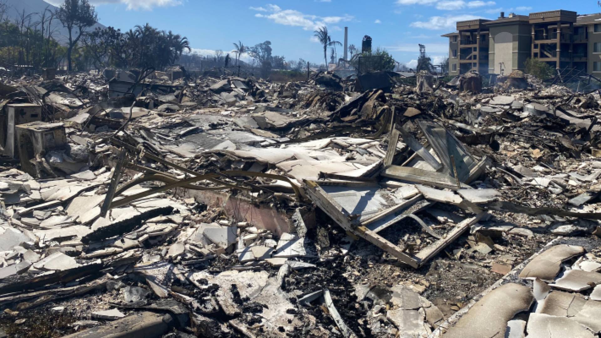 أضرار الحرائق في هاواي