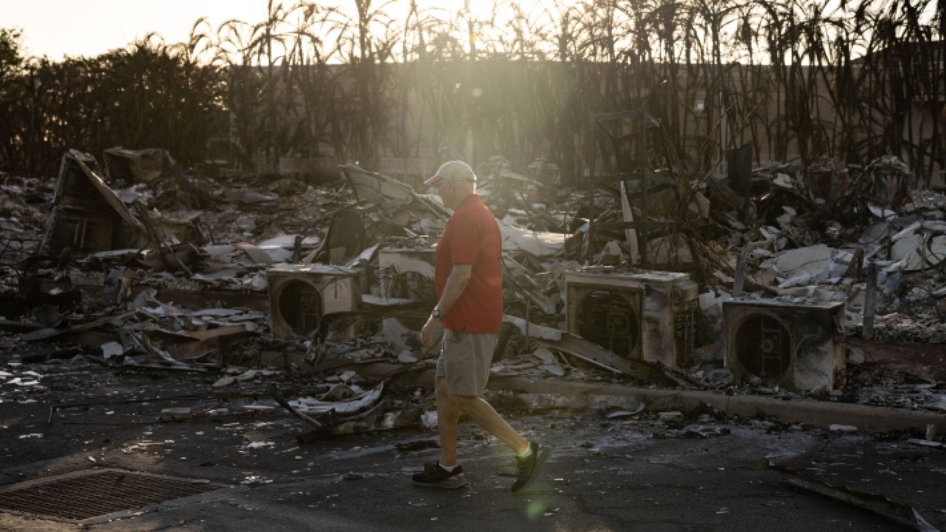 الصورة من آثار الحريق