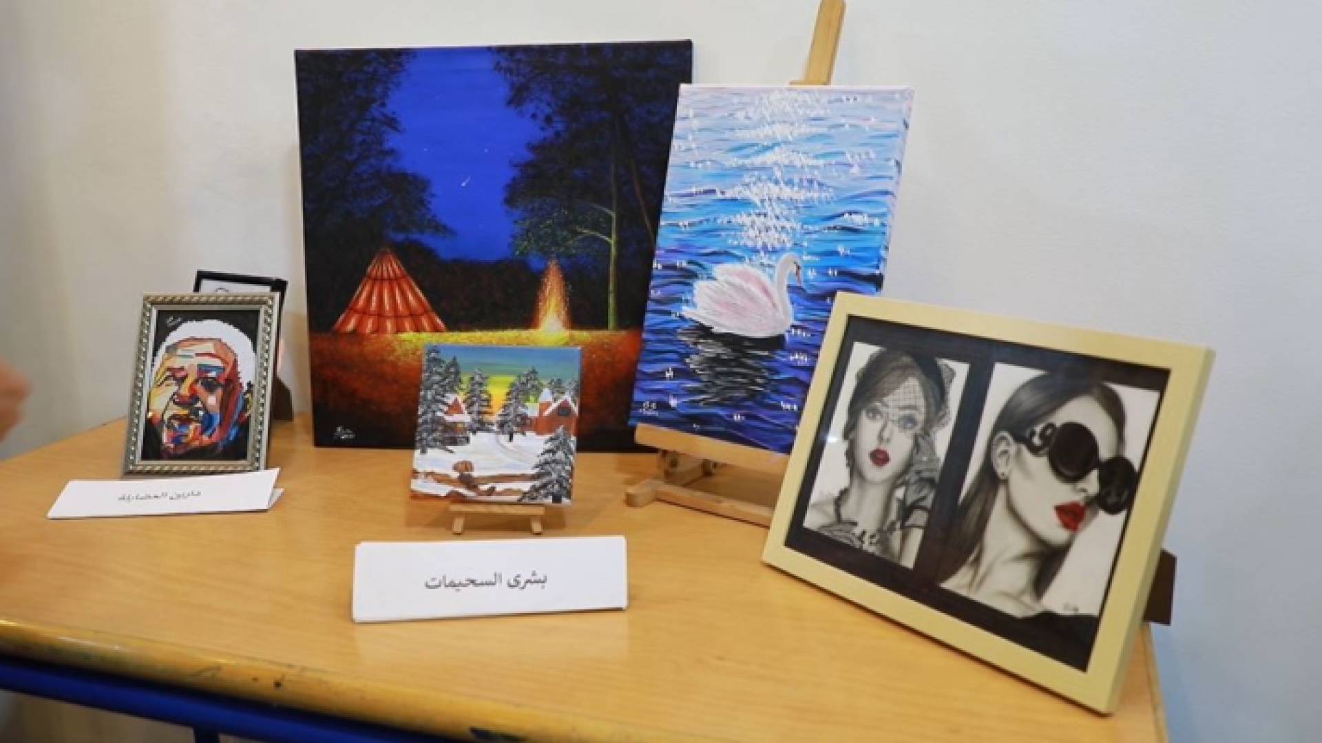 جانب من معرض نادي الابداع