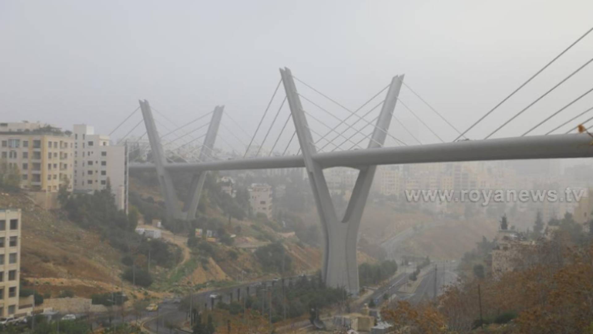 ضباب في العاصمة عمان