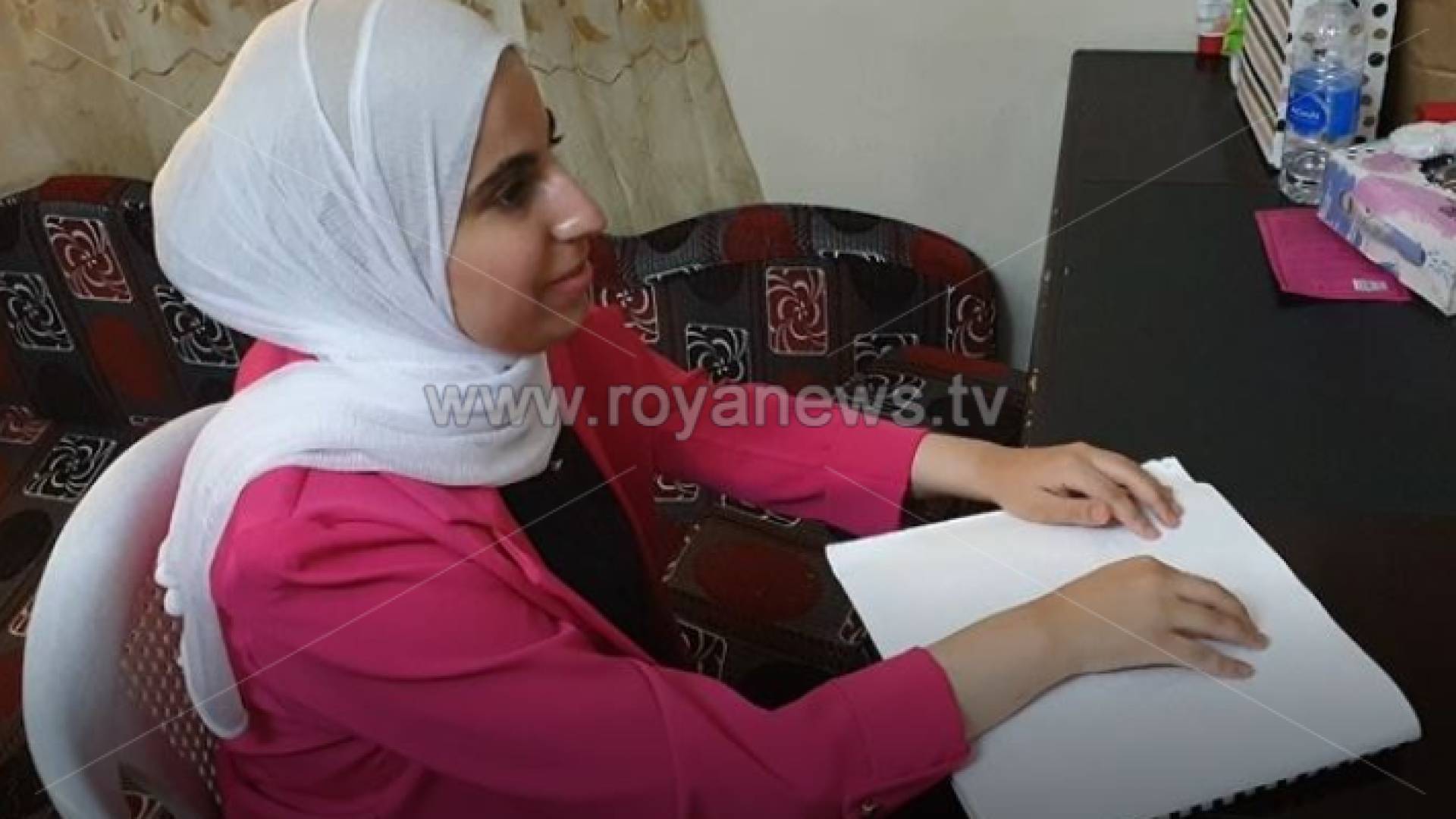 الطالبة الكفيفة يقين زوكاري