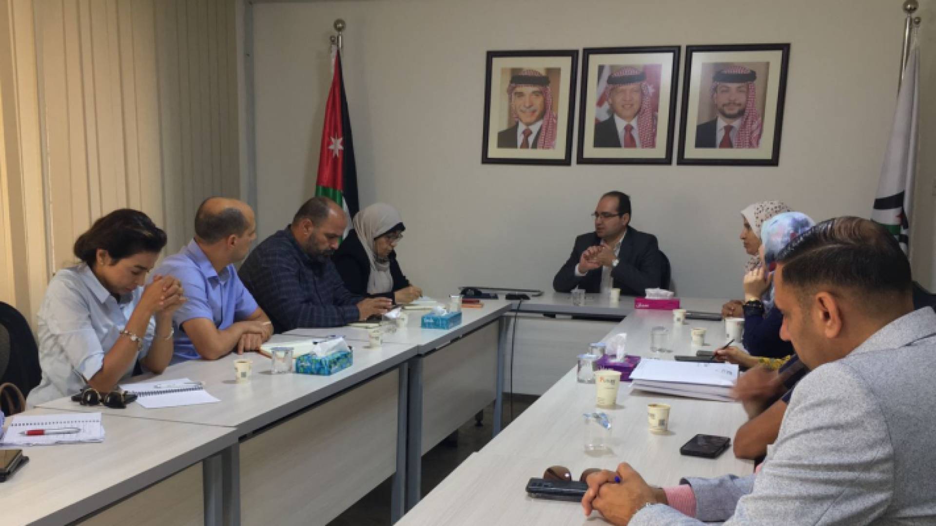 اجتماع للمركز الوطني لمكافحة الأوبئة خلال استقبال فريق خبراء دولي