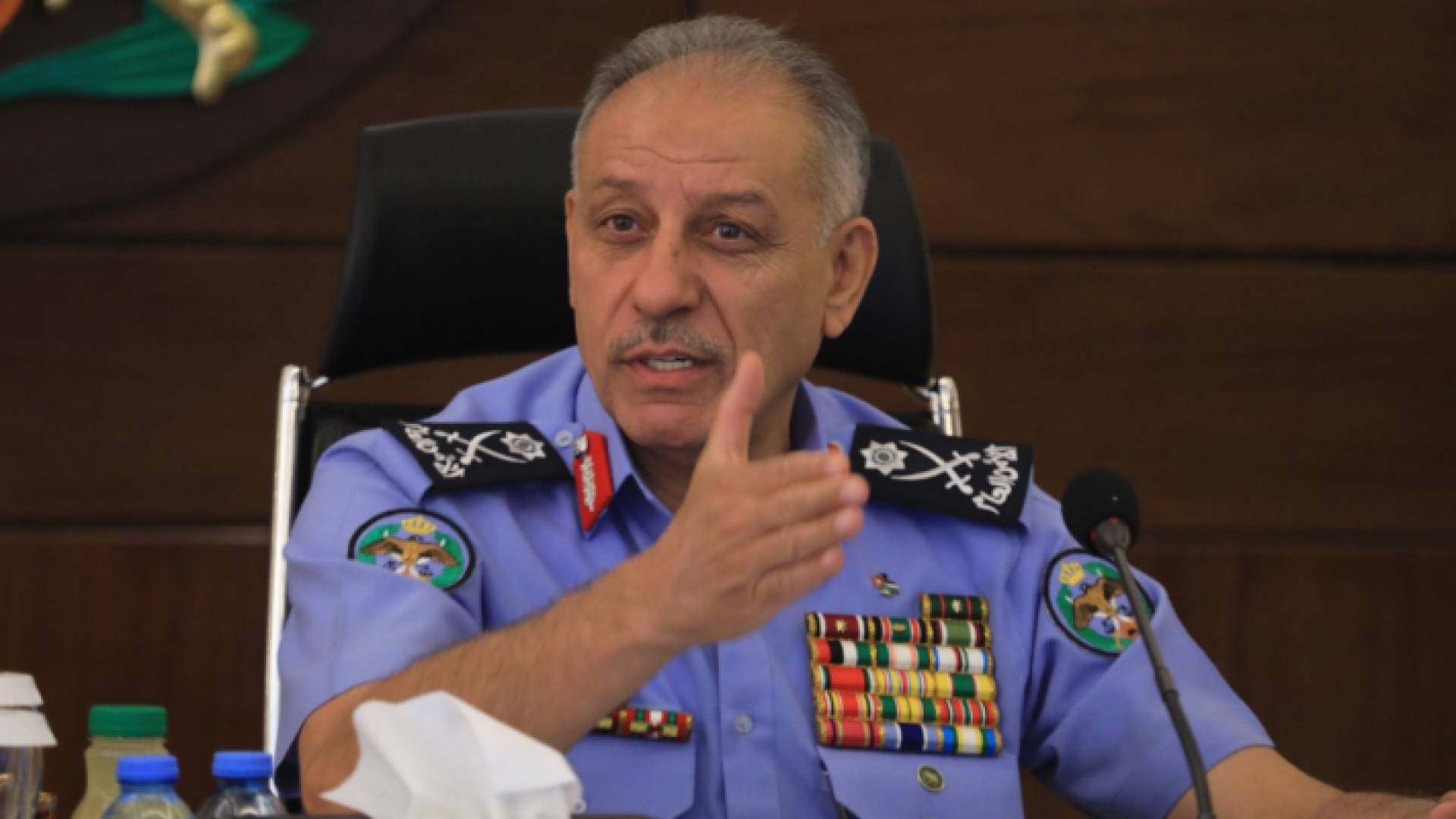 مدير الأمن العام اللواء عبيدالله المعايطة