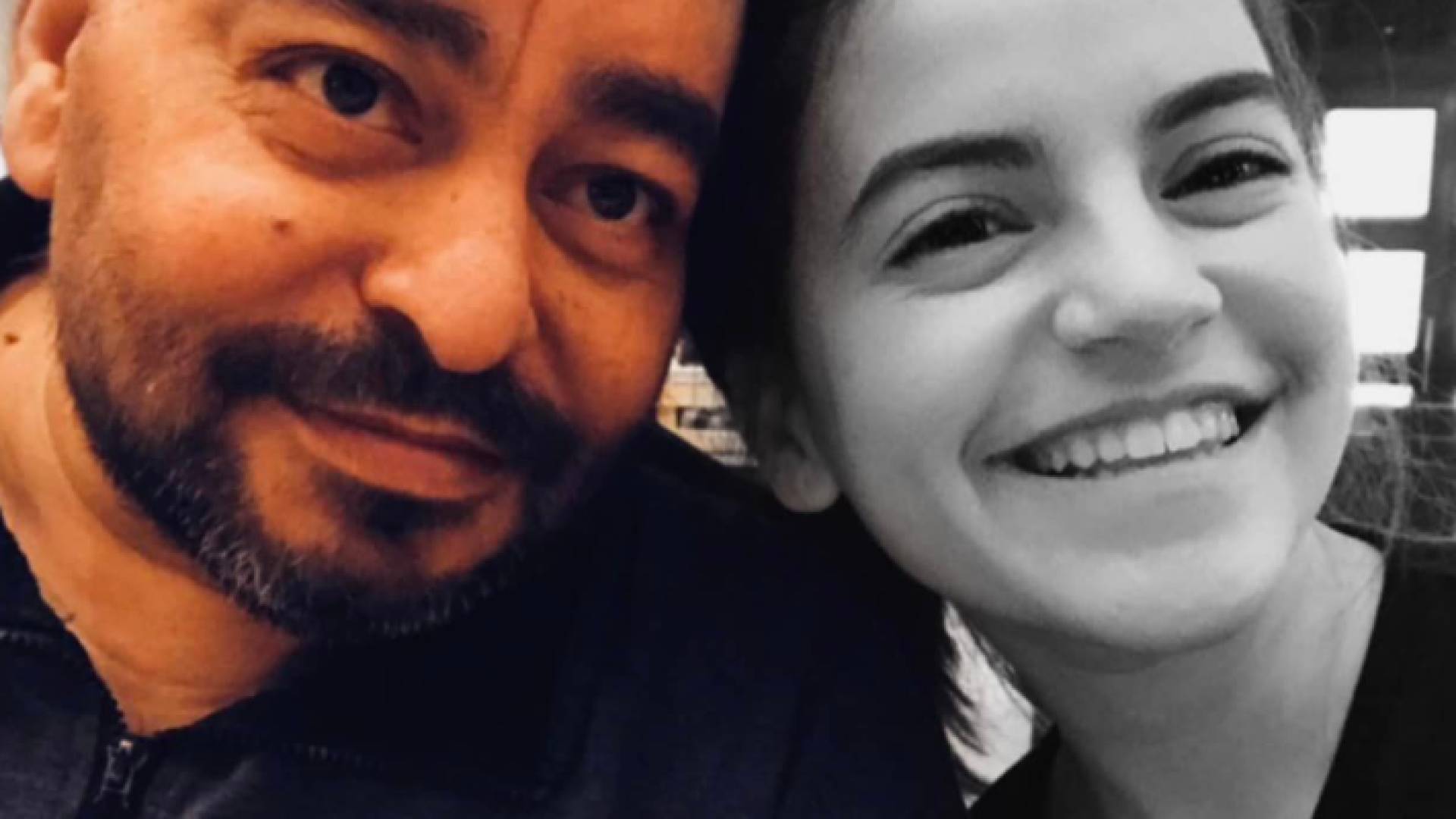 الراحل متعب السقار وابنته غالية