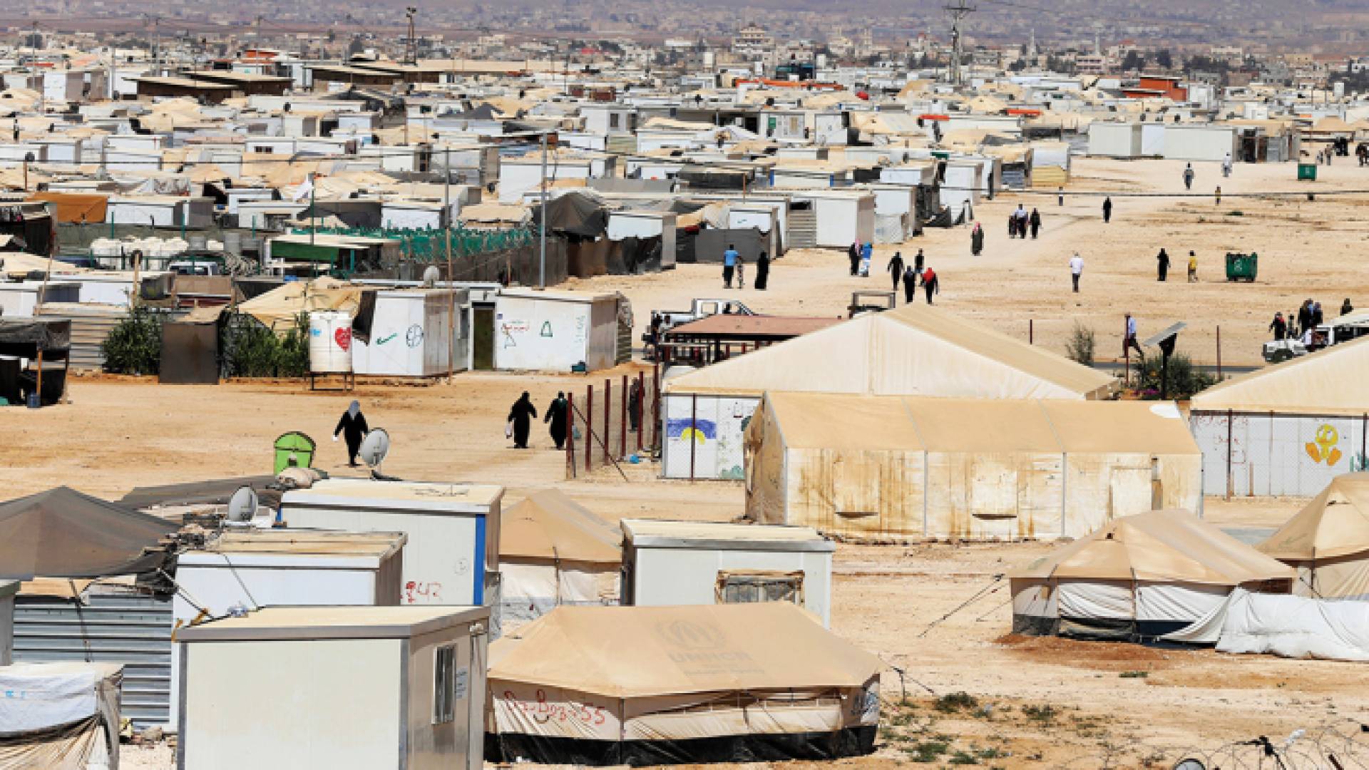 صورة أرشيفية لمخيم الزعتري