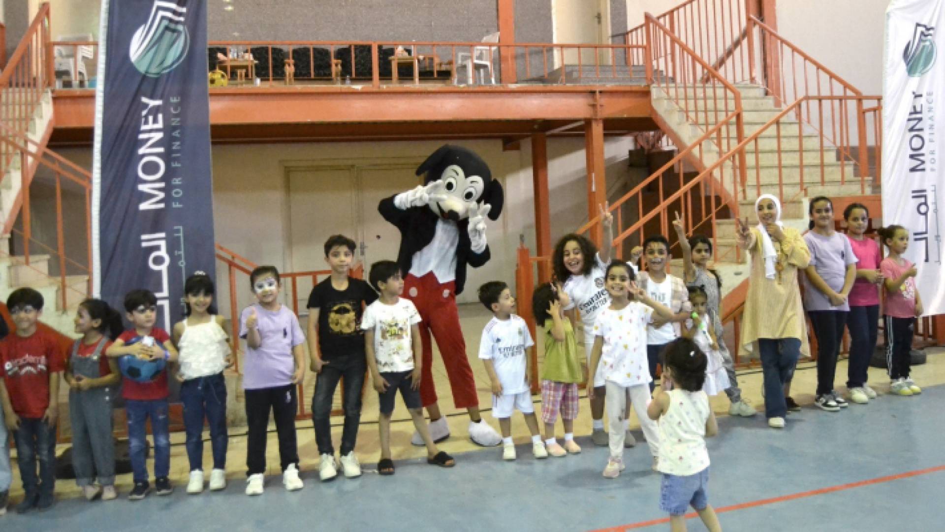 جانب من الفعالية الترفيهية للأطفال في مديرية الشباب بالكرك