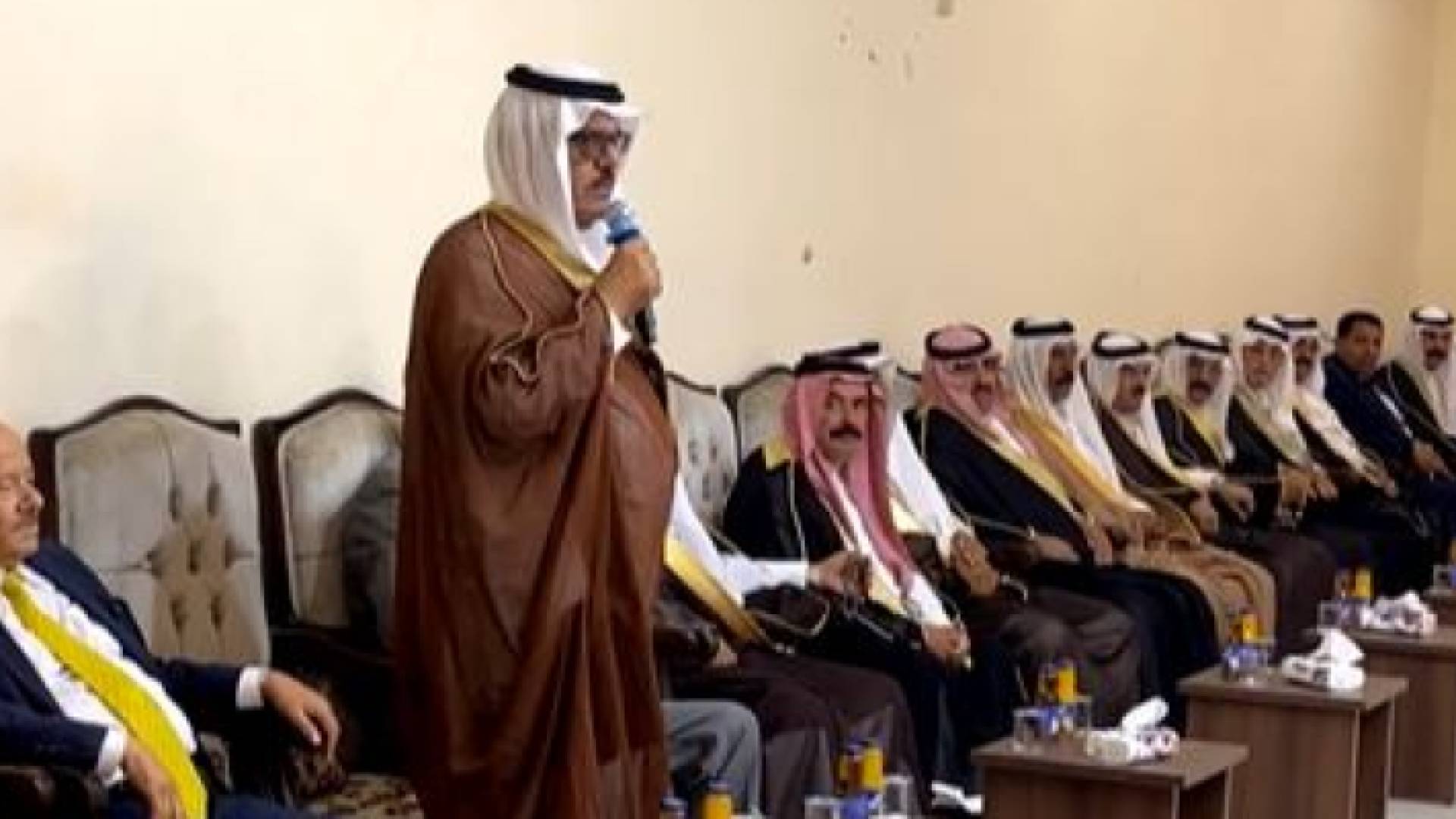 الشيخ طلال الماضي ترأس الجاهة