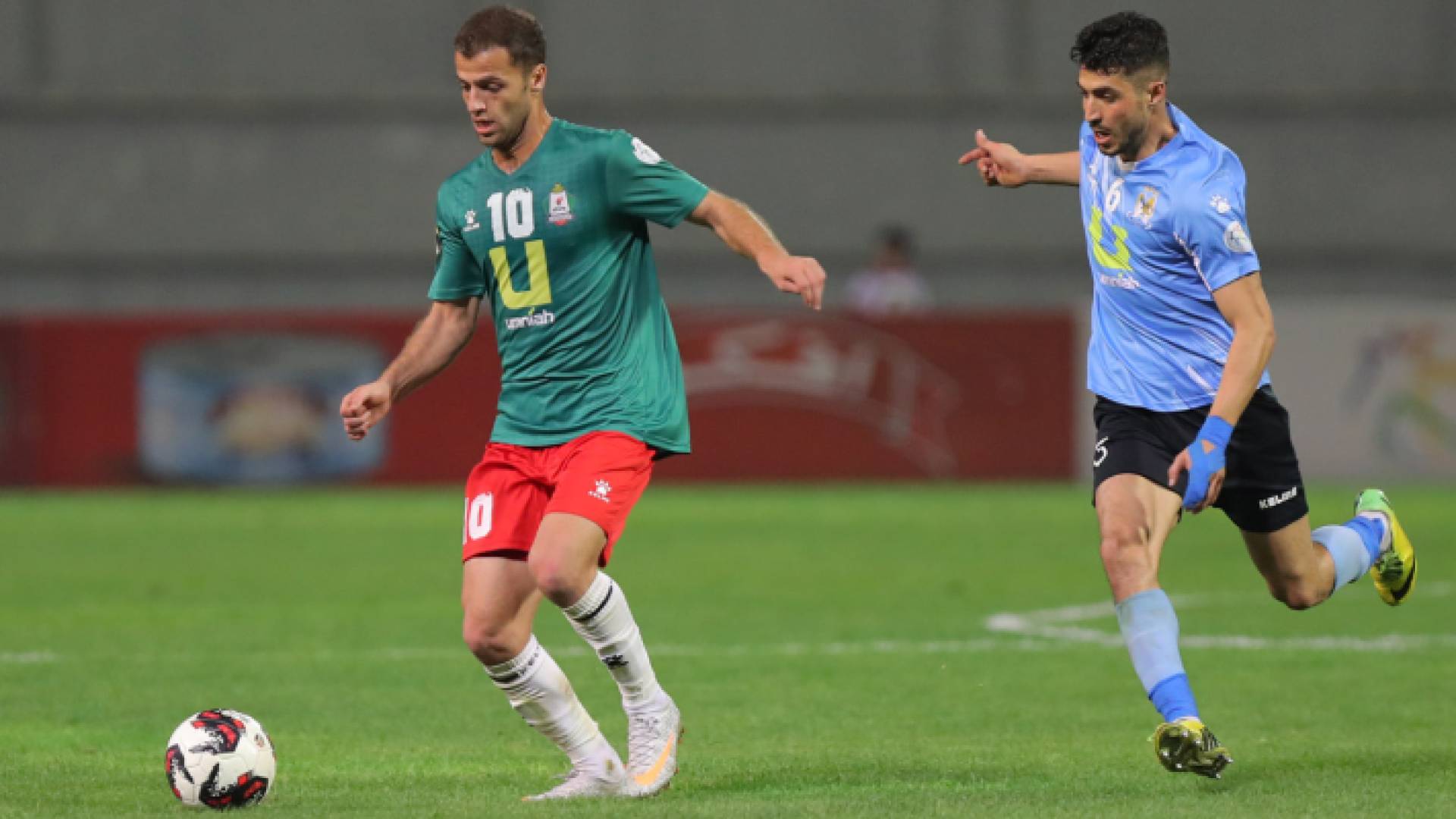 من مباراة سابقة بين الوحدات والفيصلي